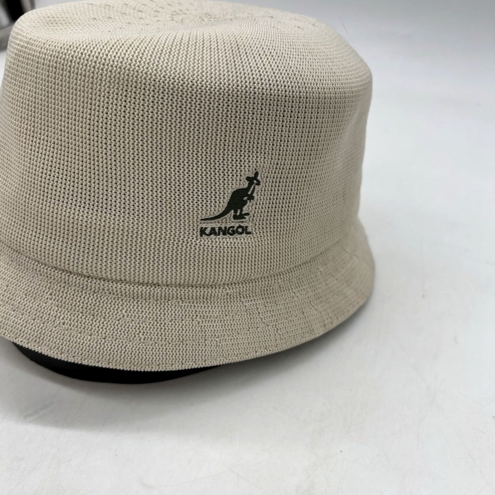 Kangol Kangol Washed Bucket Hat Mens Large Fitted Lightweight Khaki NWT Size ONE SIZE - 2 Thumbnail
