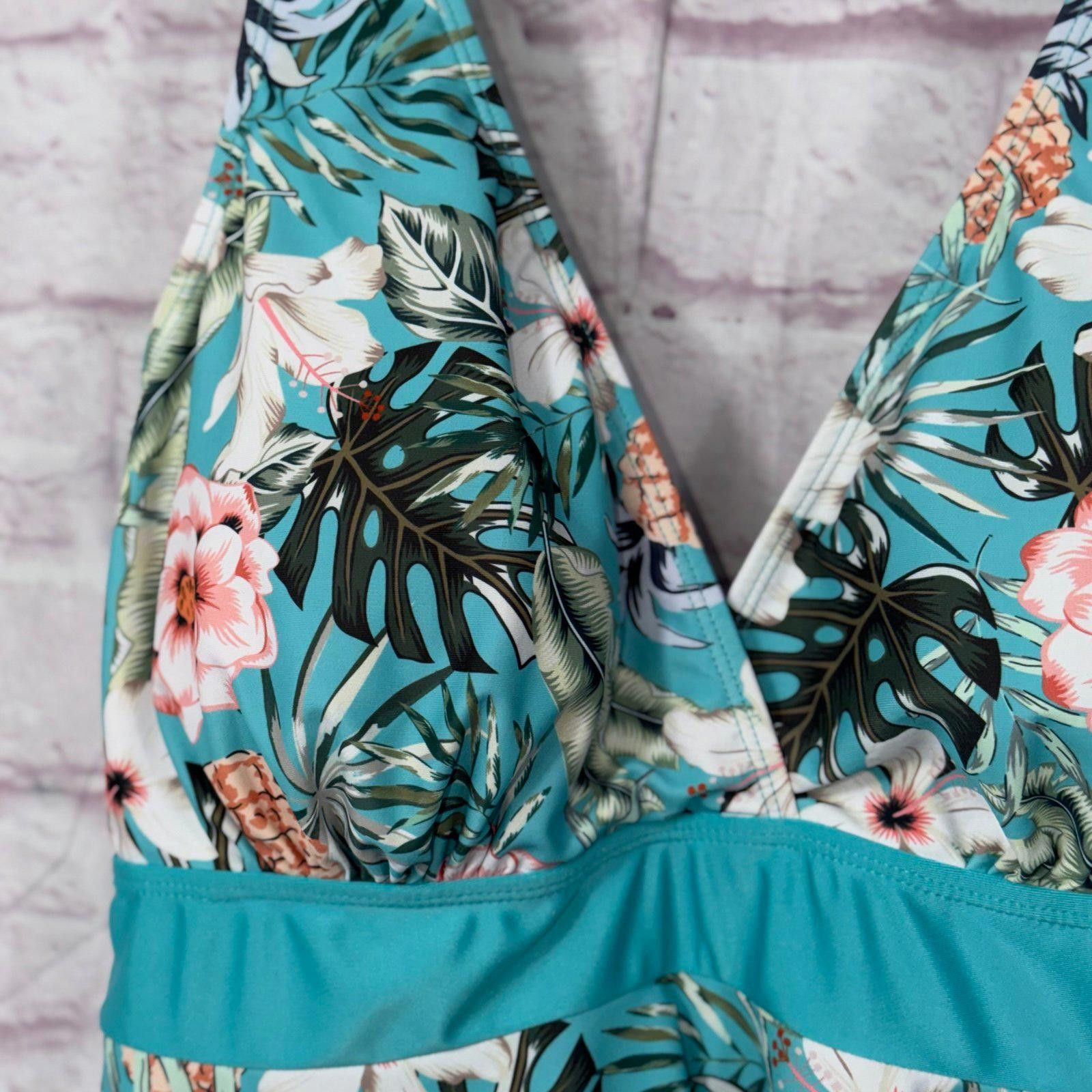 Other Floral Print Tankini Top - 2XL Size ONE SIZE - 4 Thumbnail