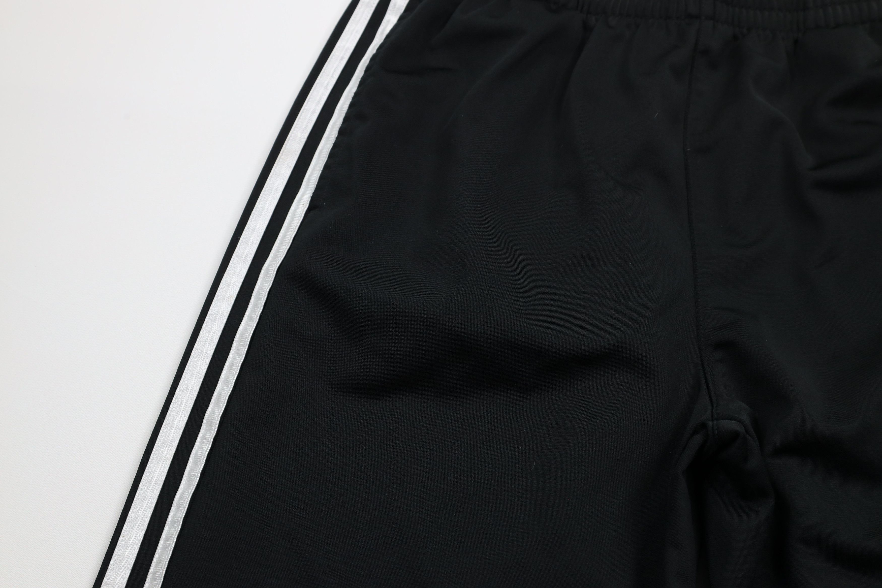 Adidas × Vintage Vintage Adidas Striped Cuffed Sweatpants Joggers Pants Black Size US 32 / EU 48 - 6 Thumbnail