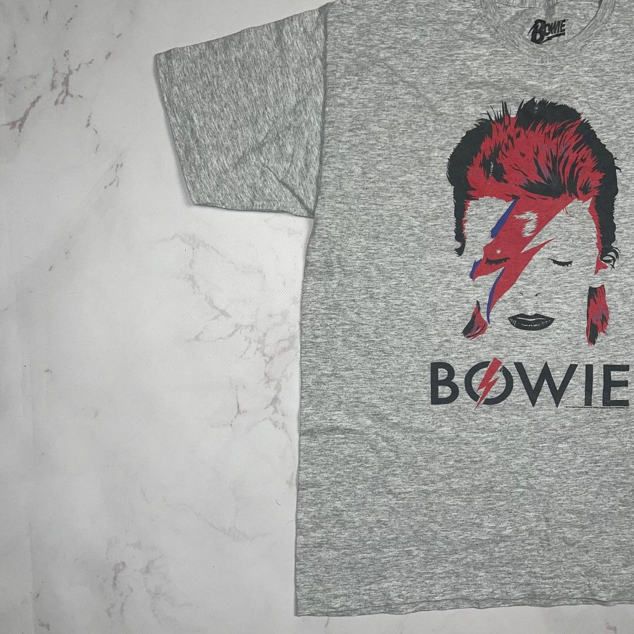 Vintage David Bowie T-shirt rock and roll glam lightning size xl Size US XL / EU 56 / 4 - 4 Thumbnail