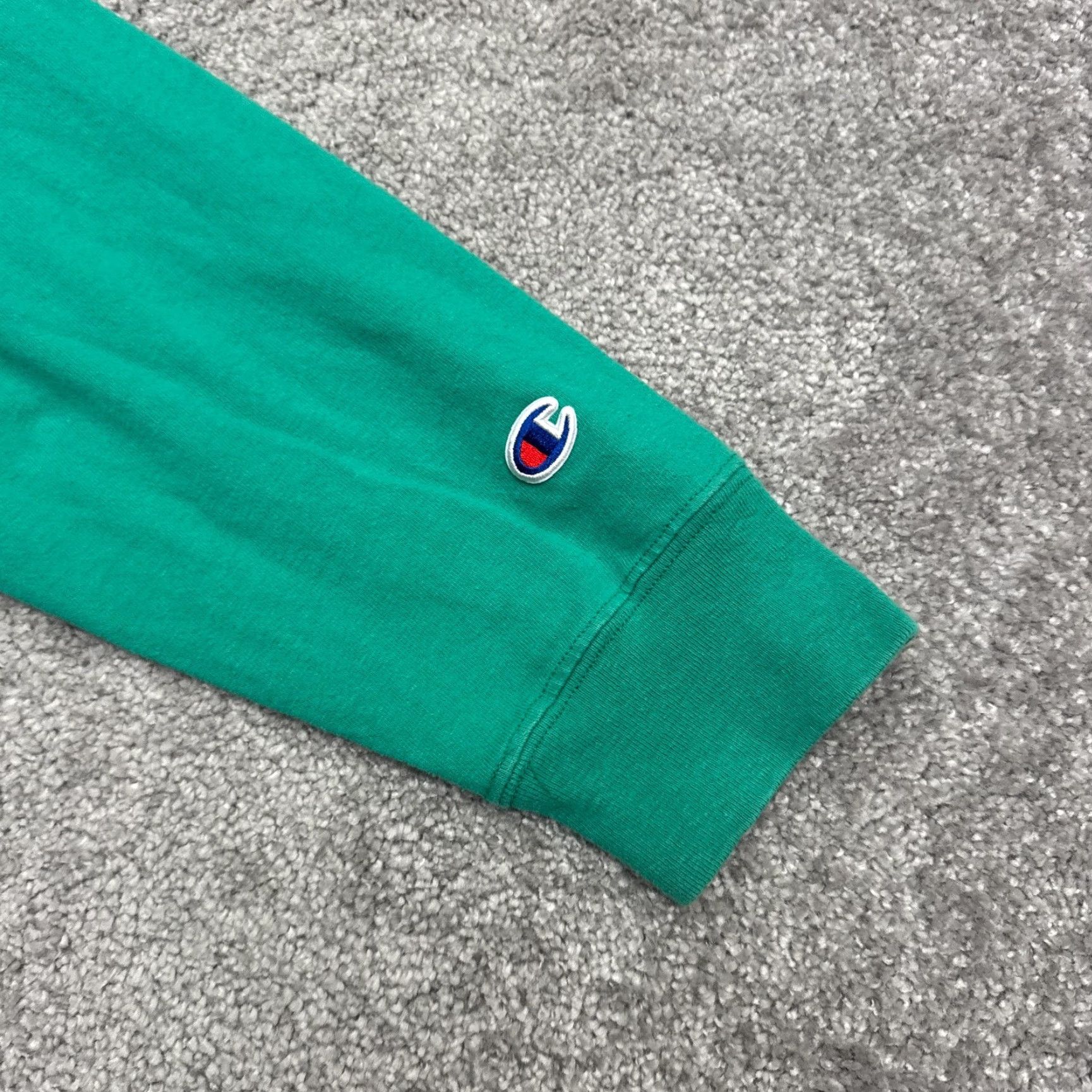 Champion Champion Hoodie Pullover Sweatshirt Mens XL Green Graphic Sp​ellout Casual Active Hoodie Sweater Size US XL / EU 56 / 4 - 3 Thumbnail