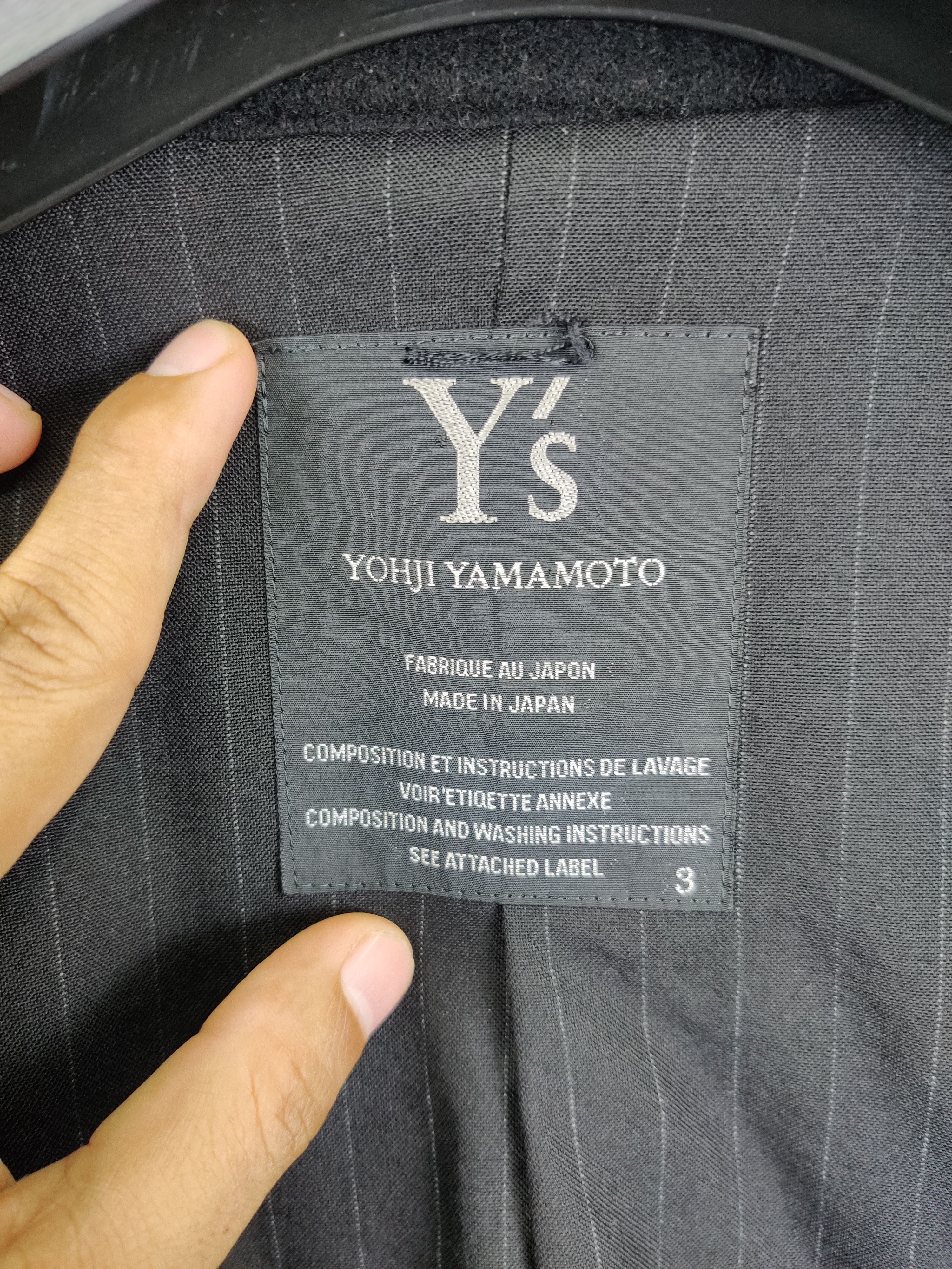 Yohji Yamamoto Nice ❗ Vintage Y's Yohji Yamamoto Wool French Coat Jacket Size US L / EU 52-54 / 3 - 7 Thumbnail