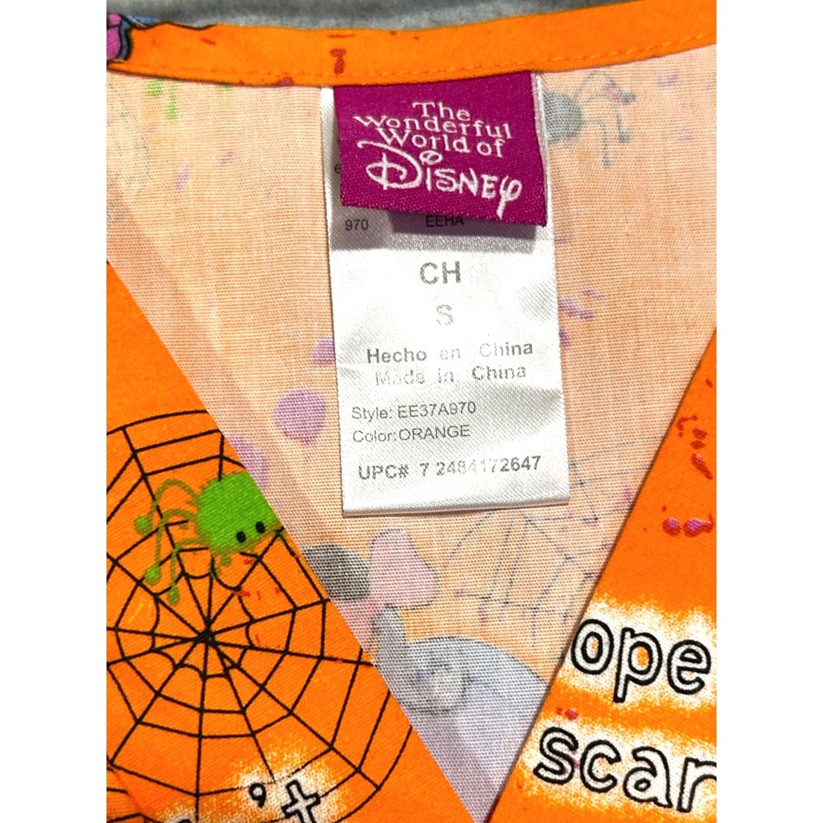 Disney Disney Eeyore Everyday is Halloween Nurse Uniform Scrub Top Ladies Size Small Shirt Womens S Multi-Color Cotton Patterned Size US S / EU 44-46 / 1 - 5 Thumbnail
