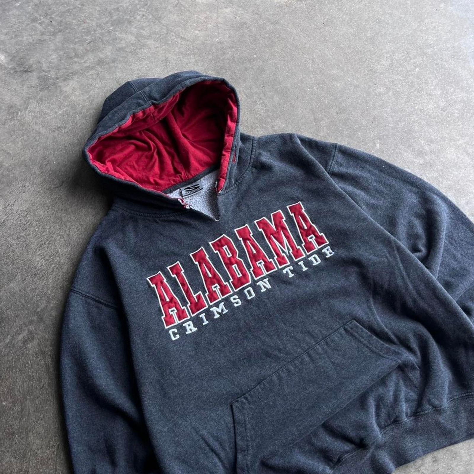 NCAA 2000s y2k alabama crimson hoodie Size US XL / EU 56 / 4 - 2 Thumbnail