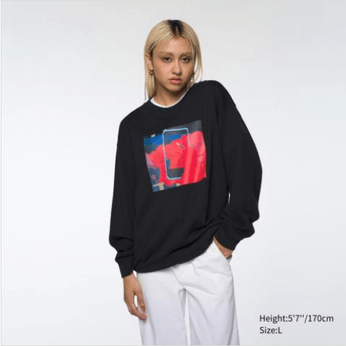 Andy Warhol × Kaws × Uniqlo Uniqlo X KAWS X Andy Warhol LONG SLEEVE SWEATSHIRT Size US L / EU 52-54 / 3 - 8 Thumbnail