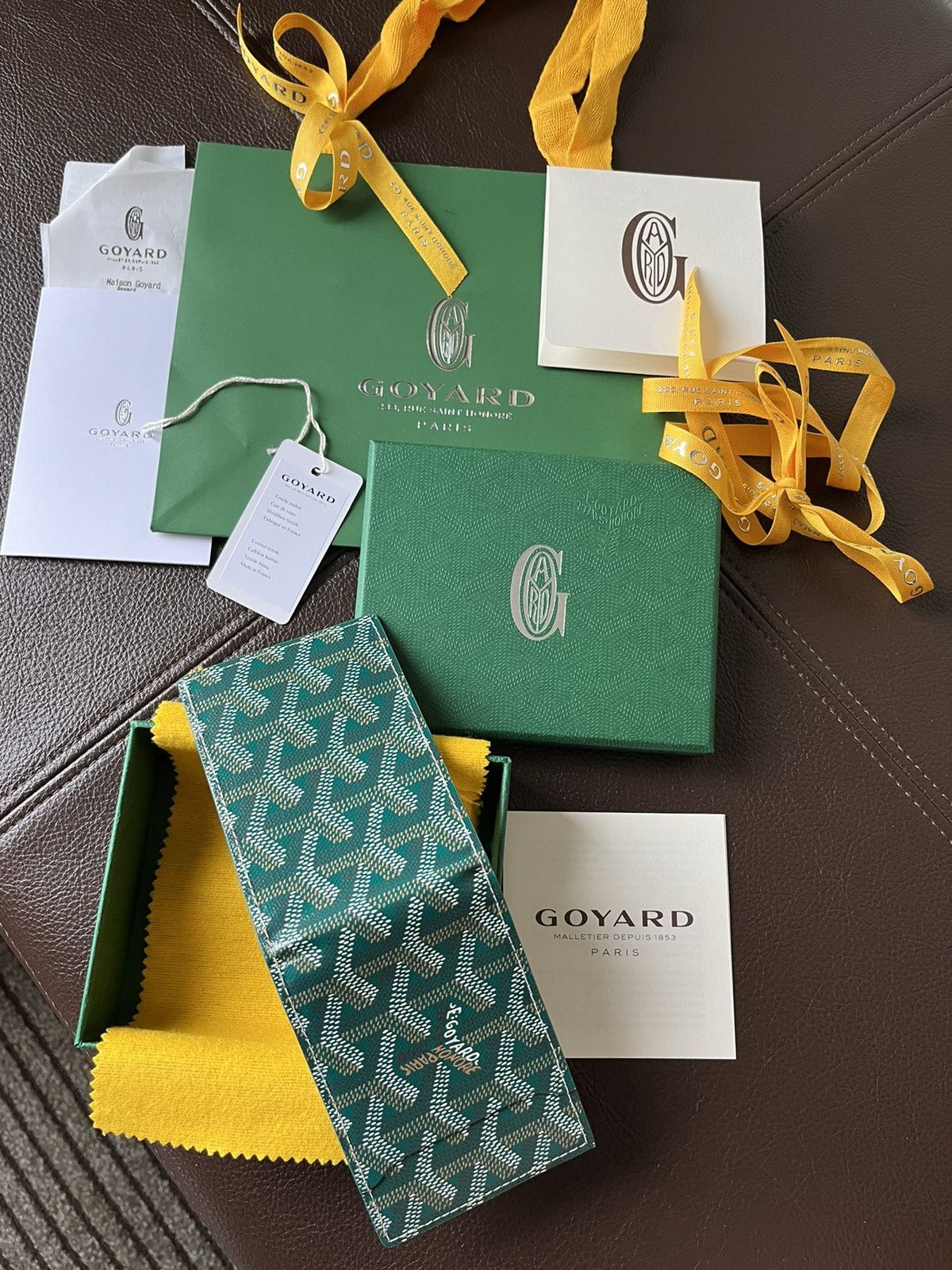 Goyard Goyard Iconic Limited Green Leather Wallet BrandNew Giftable Size ONE SIZE - 1 Thumbnail