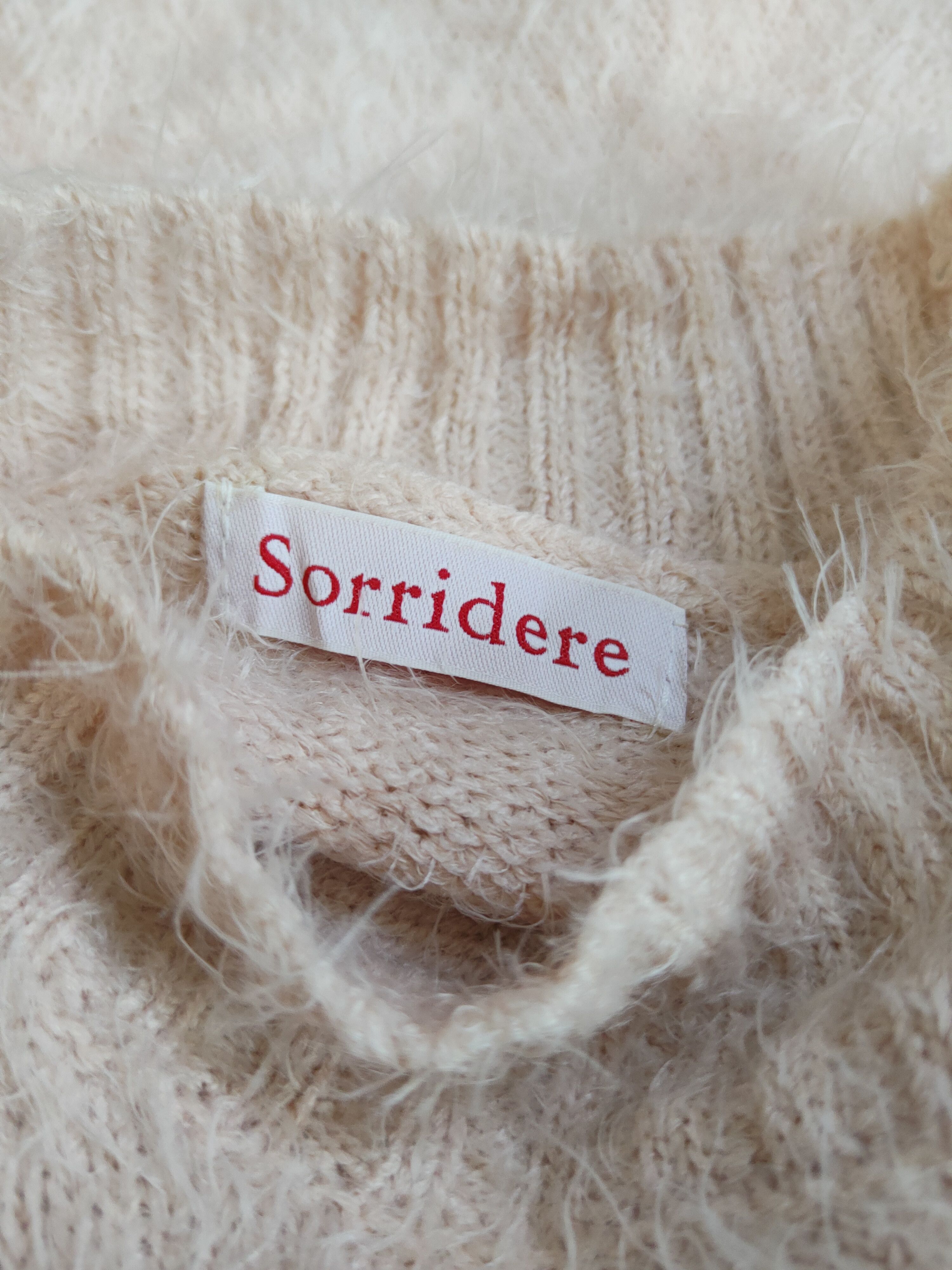 Japanese Brand × Vintage Vintage Artists Design Sorridere Peach Fur Mohair Knitwear Size M / US 6-8 / IT 42-44 - 12 Thumbnail