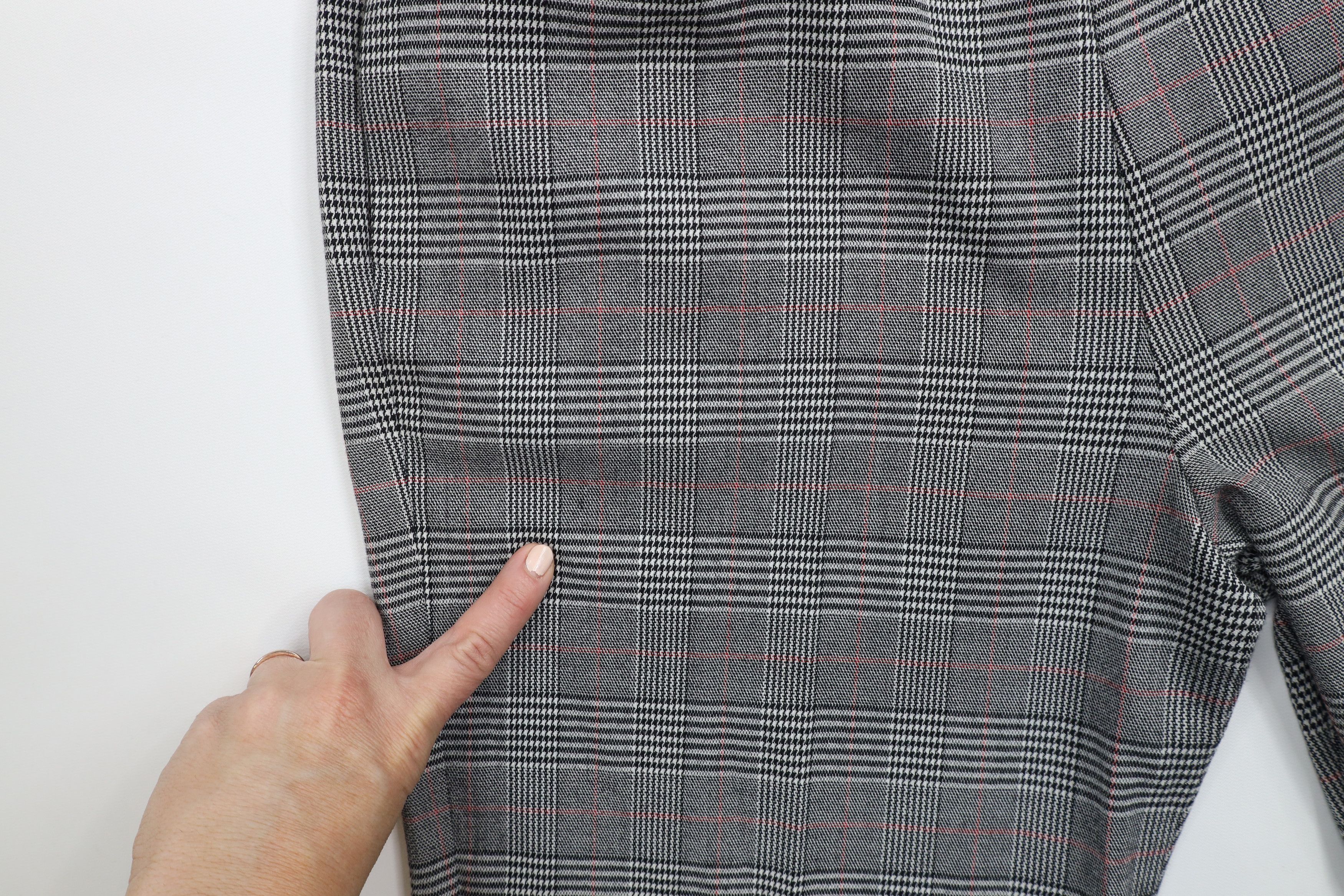 Vintage Vintage 90s Streetwear Tapered Leg Flannel Pants Houndstooth Size 38" / US 16 / IT 52 - 5 Thumbnail