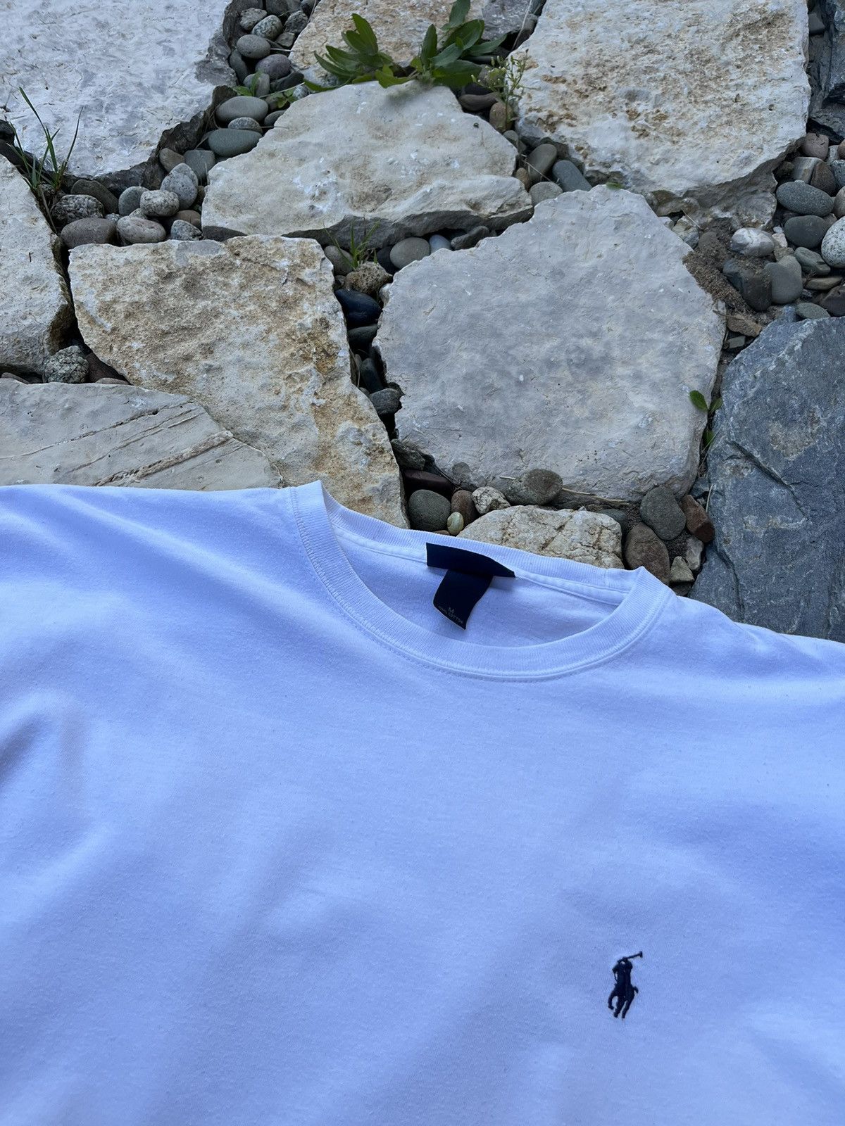 Polo Ralph Lauren × Ralph Lauren × Vintage Vintage 90s Polo Ralph Lauren plain basic tee t-shirt casual Size US M / EU 48-50 / 2 - 10 Thumbnail
