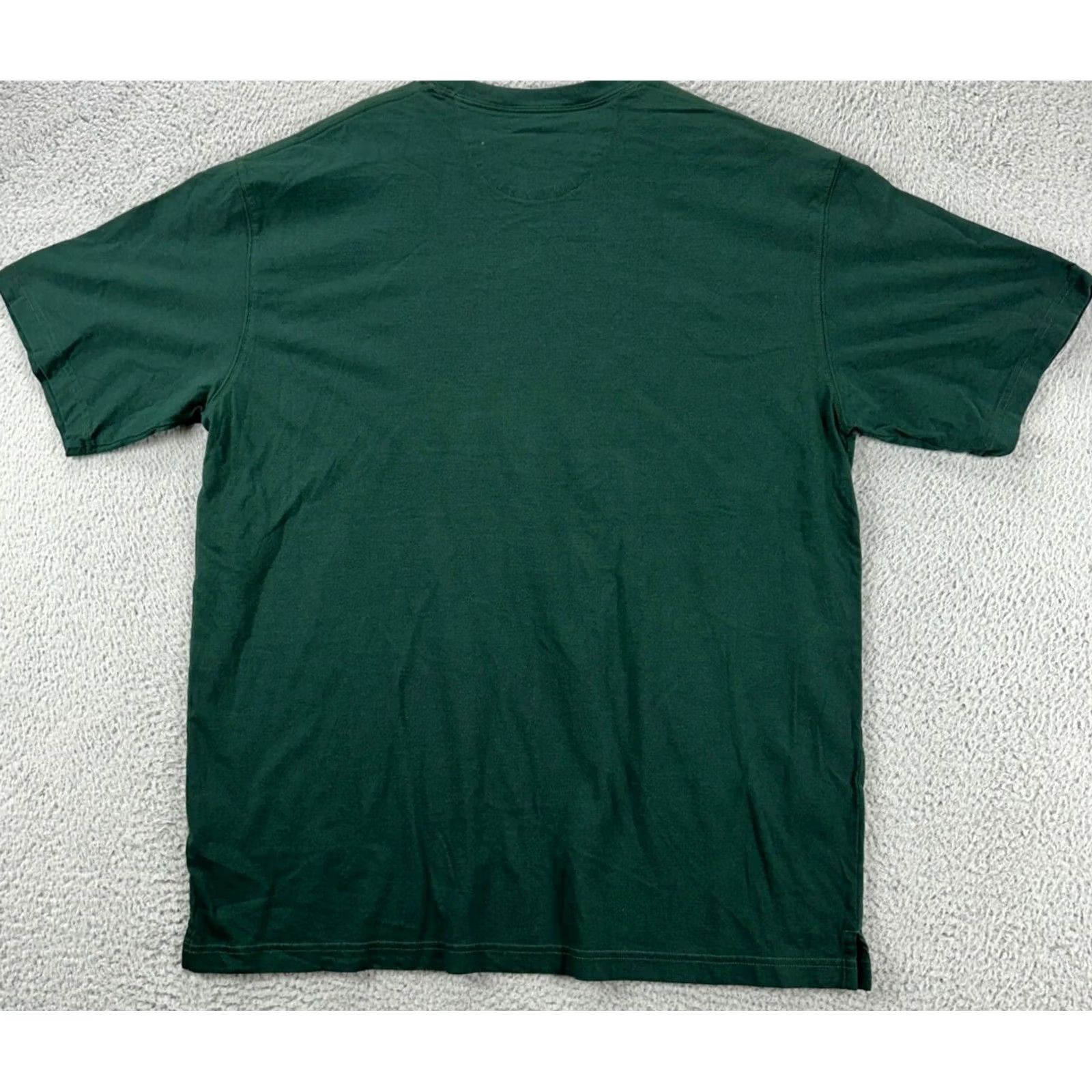 Duluth Trading Company Duluth Trading Co Shirt Mens Large Green Crew Neck T-Shirt Tee 100% Cotton Size US L / EU 52-54 / 3 - 3 Thumbnail