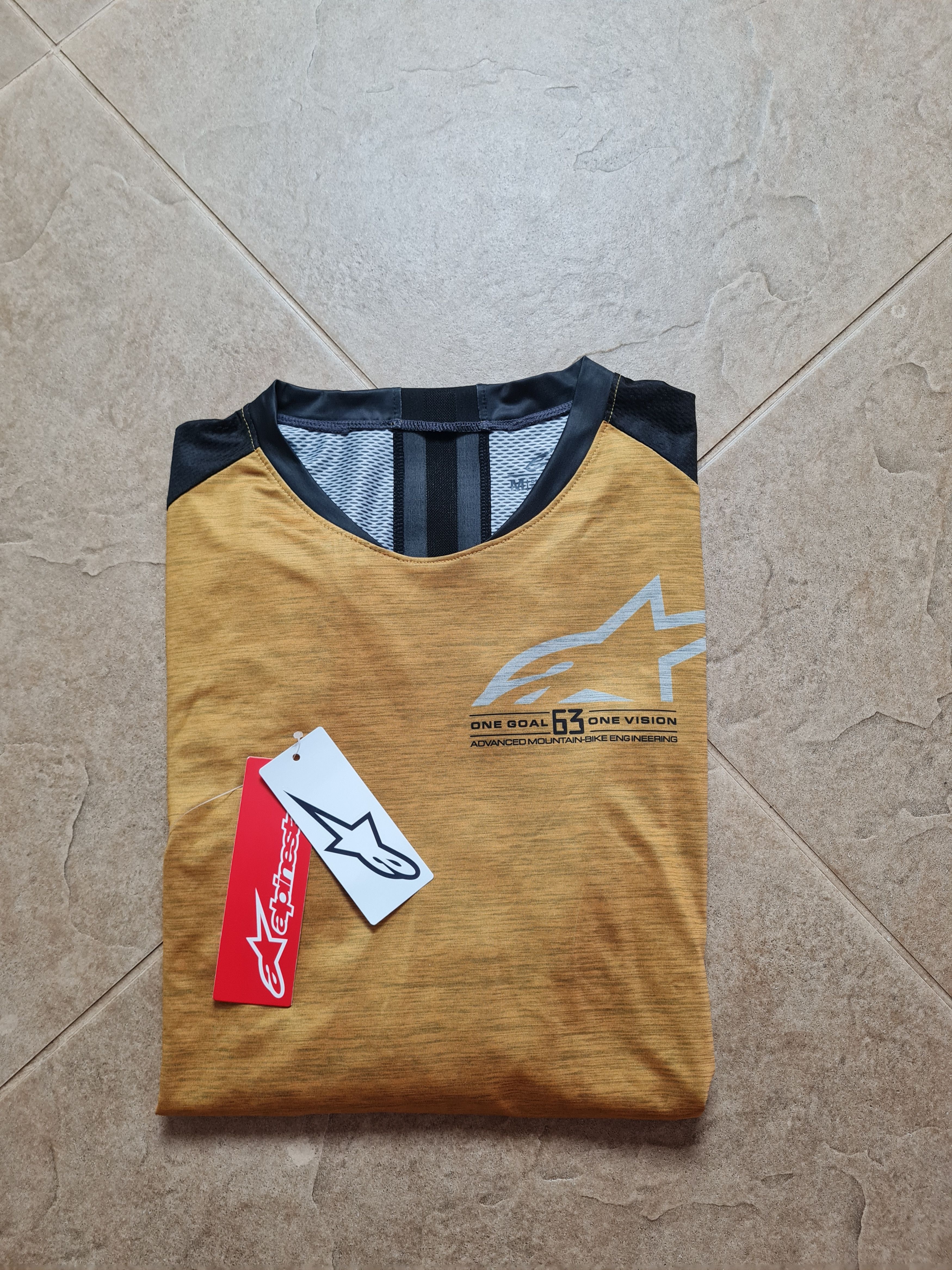 Alpinestars Alpinestars Drop 6.0 V2 Short Sleeve Jersey Tangerine-Black Size US M / EU 48-50 / 2 - 9 Thumbnail