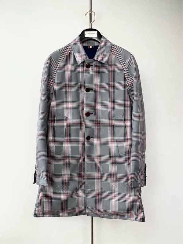 Thom Browne Thom Browne Men's Long Navy Trench Coat . Size US S / EU 44-46 / 1 - 4 Thumbnail