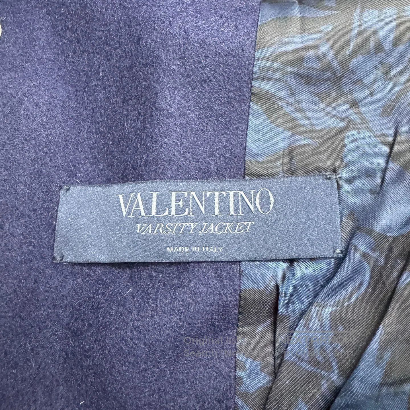 Valentino Valentino Embroidered butterfly pattern wool blend leather Size US S / EU 44-46 / 1 - 4 Thumbnail