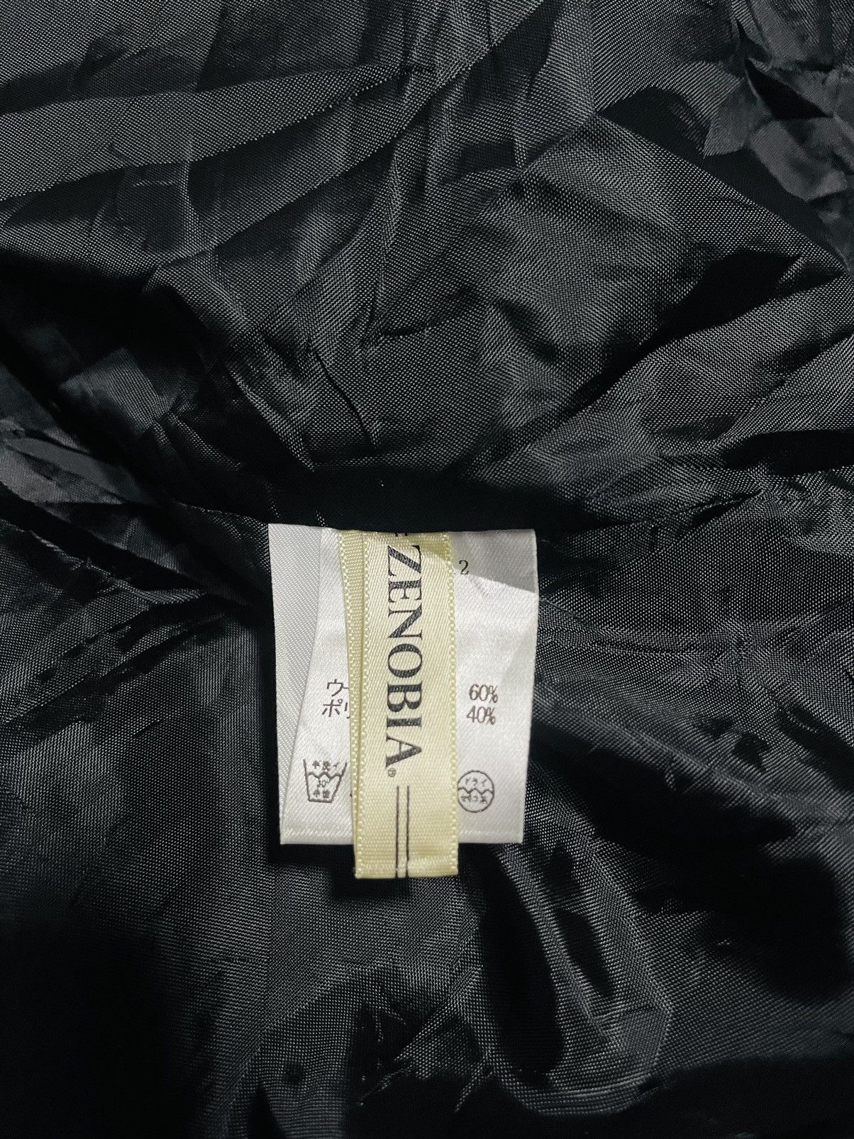 Japanese Brand Zenobia Neck Button Wool Jacket Size L / US 10 / IT 46 - 5 Thumbnail