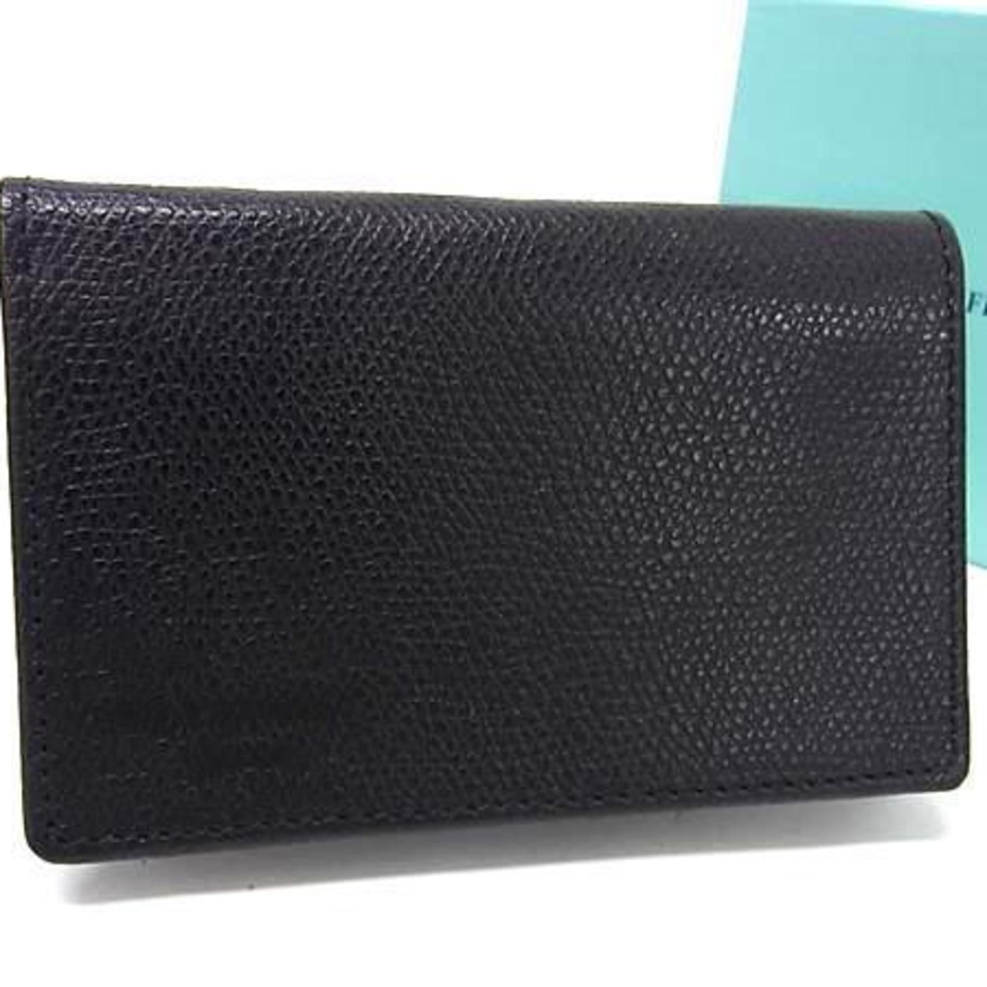 Tiffany & Co. TIFFANY & Co. Tiffany business card holder/card case in black leather for men and women Size ONE SIZE - 1 Thumbnail