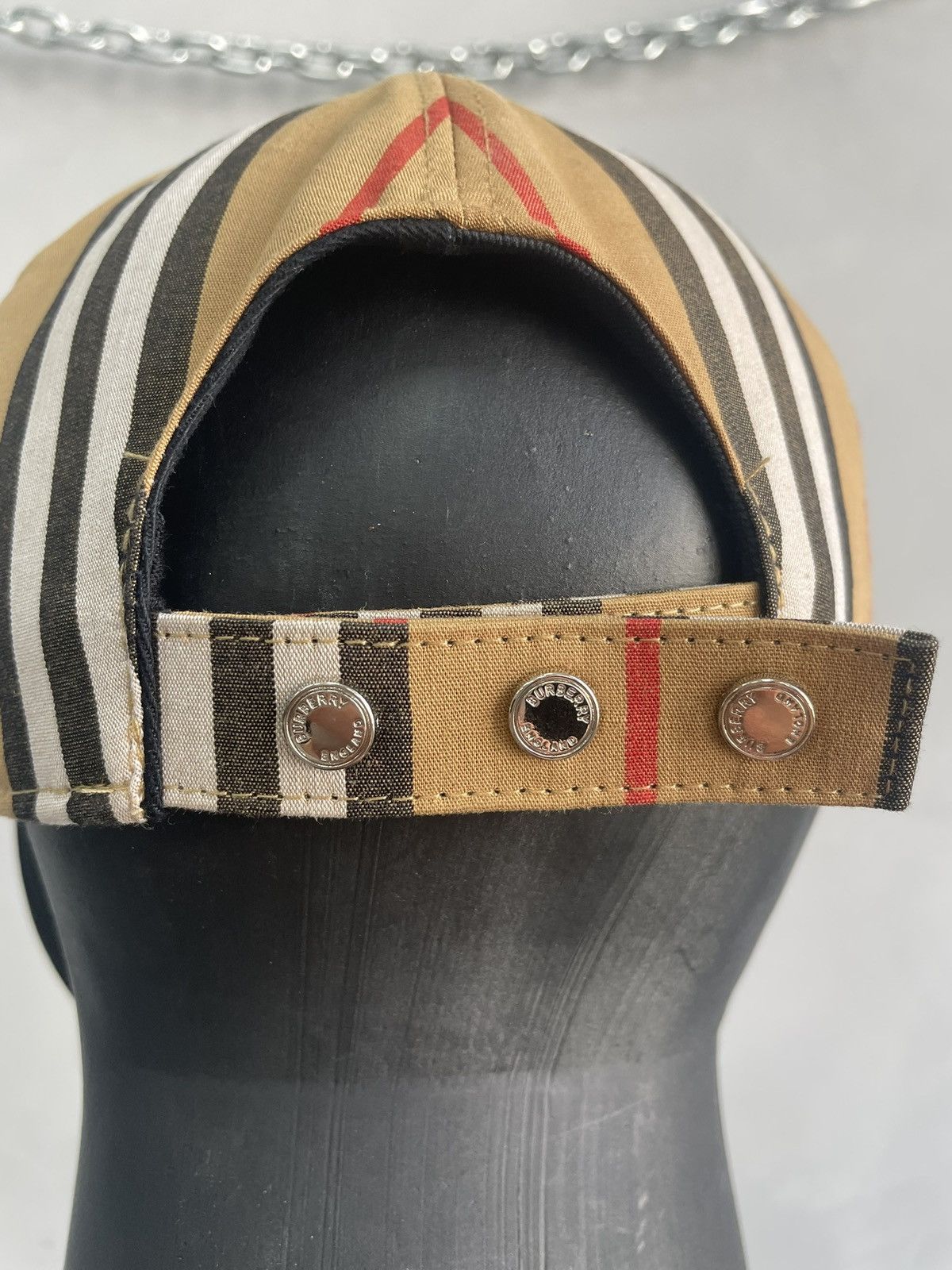 Burberry Rare novacheck Burberry England hat cap Size ONE SIZE - 6 Thumbnail