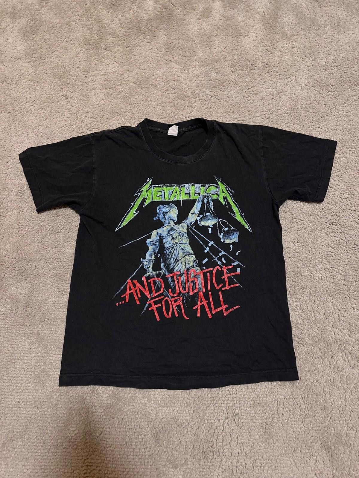 Metallica METALLICA AND JUSTICE FOR ALL TOUR METAL T-SHIRT MEDIUM Size US M / EU 48-50 / 2 - 1 Thumbnail