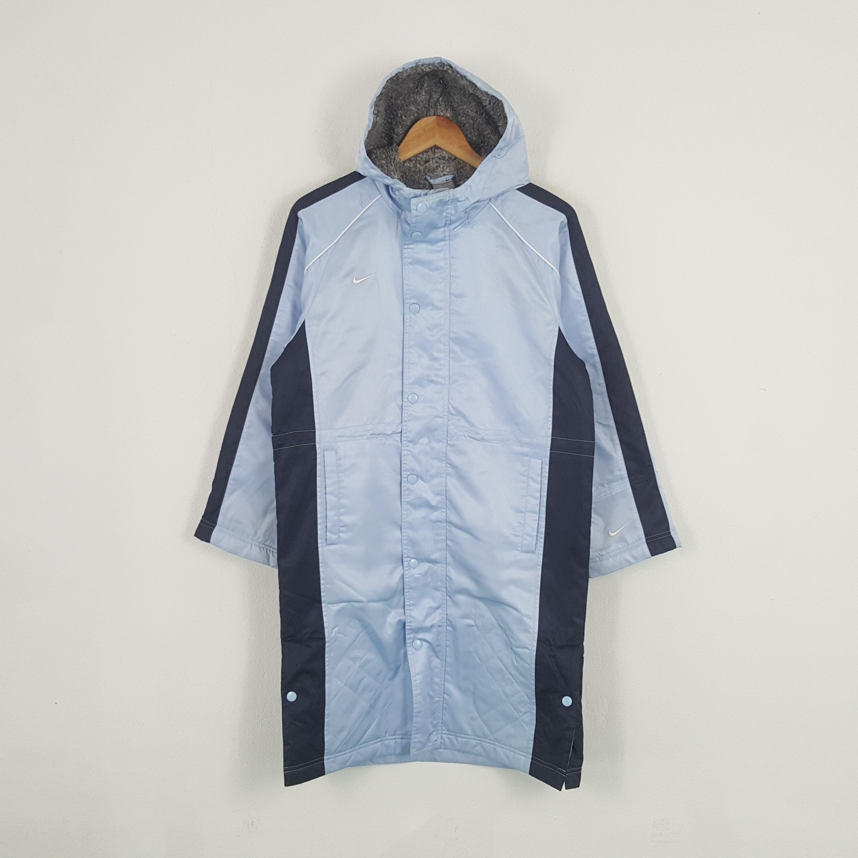 Nike × Vintage Vintage Nike American Big Swoosh Long Jacket C281N8 Size US M / EU 48-50 / 2 - 3 Thumbnail