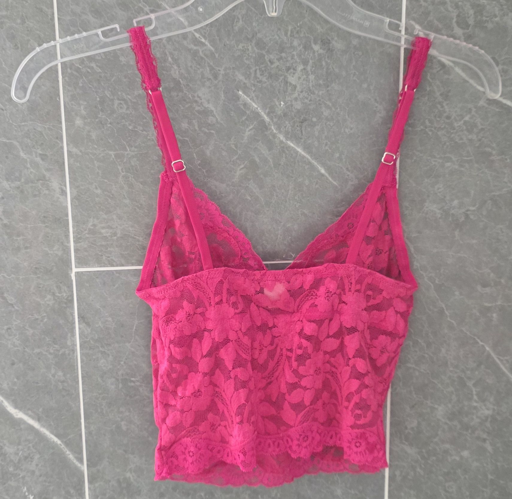 Victoria's Secret NWOT Victoria's Secret Moda Pink Lace Bralette Bra XS Size ONE SIZE - 2 Thumbnail
