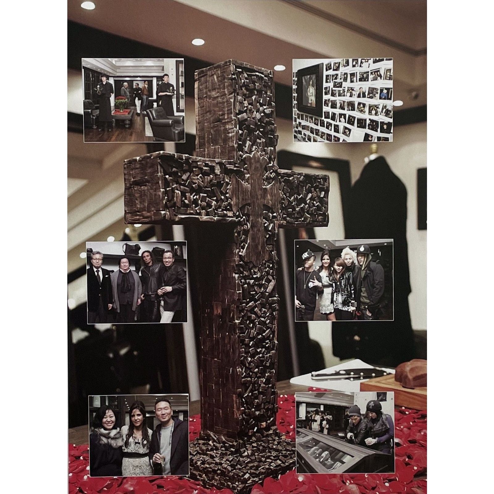 Chrome Hearts × Japanese Brand × Vintage Chrome Hearts big cross Framed poster 9x11 Size ONE SIZE - 2 Thumbnail