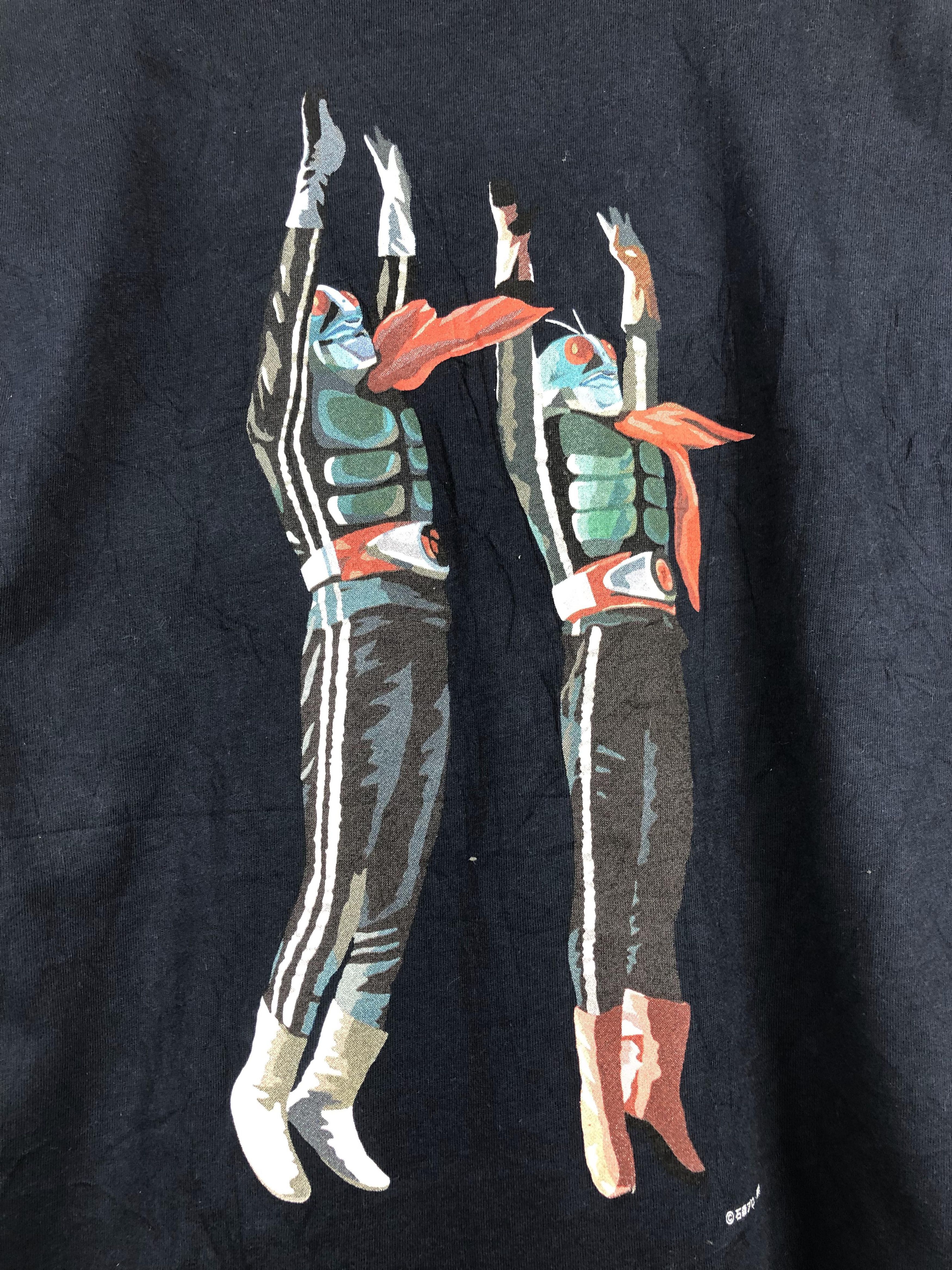 Vintage Vintage Japanese Brand Masked Rider V3 Tee TA0341 Size US S / EU 44-46 / 1 - 10 Thumbnail