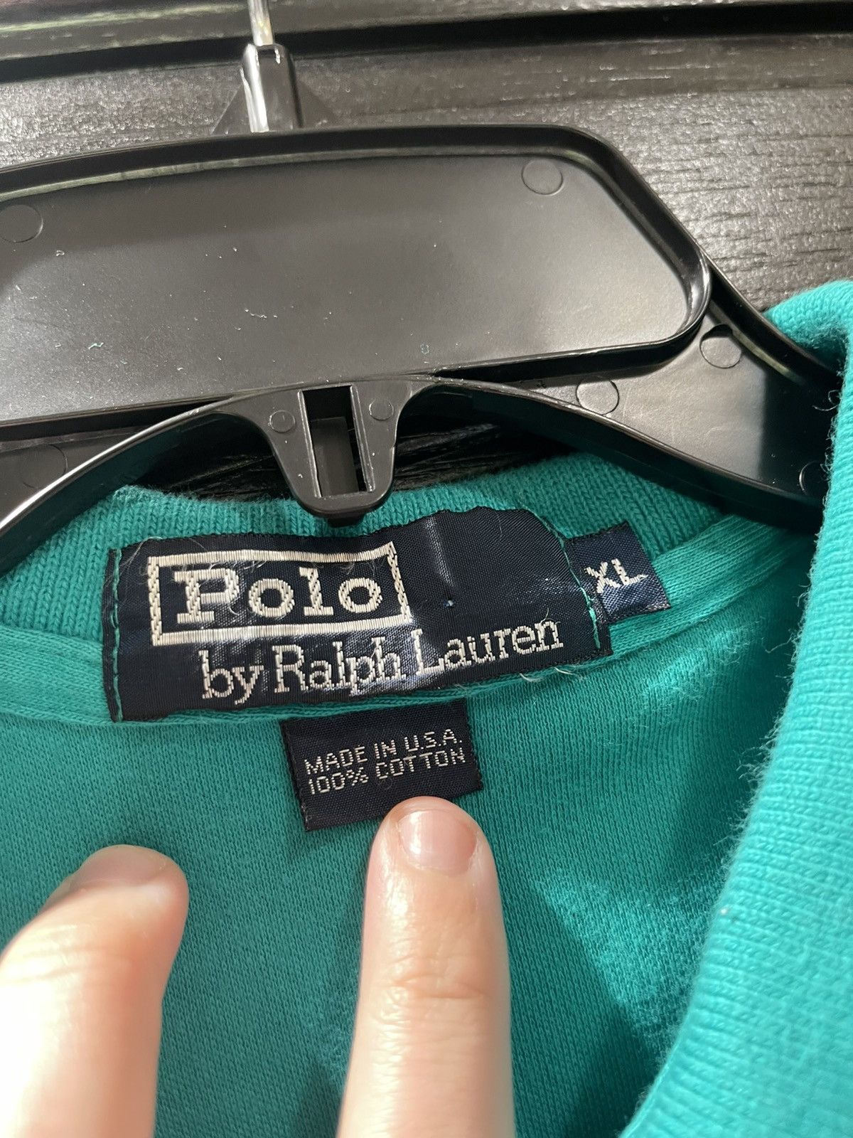 Polo Ralph Lauren VTG Polo Ralph Lauren Made In USA Men's X-Large Polo Shirt Size US XL / EU 56 / 4 - 3 Thumbnail