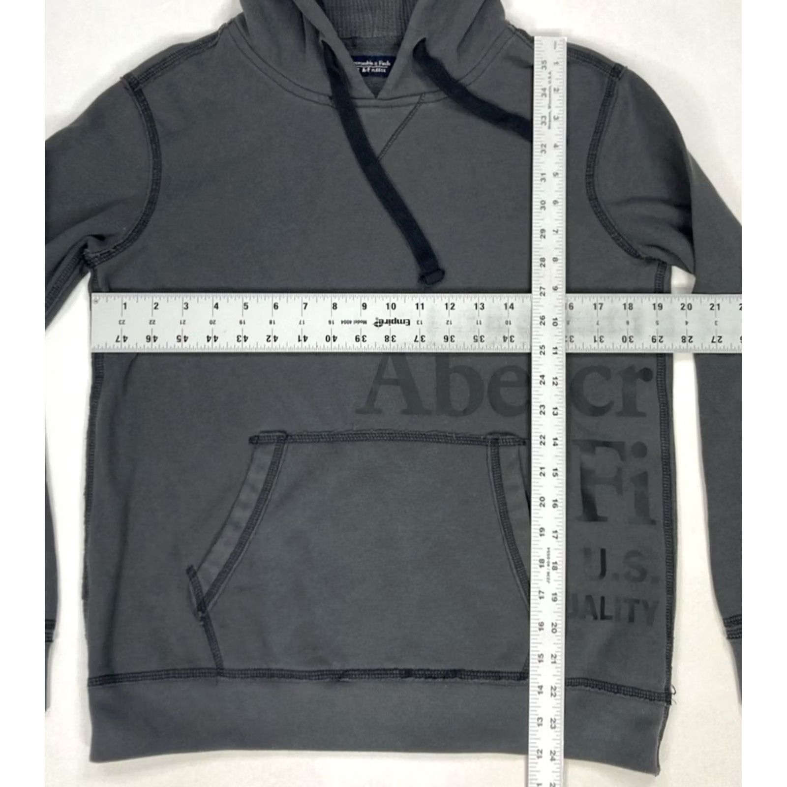 Abercrombie & Fitch VINTAGE Abercrombie & Fitch Pullover Hoodie Women XS Gray Size XS / US 0-2 / IT 36-38 - 5 Thumbnail