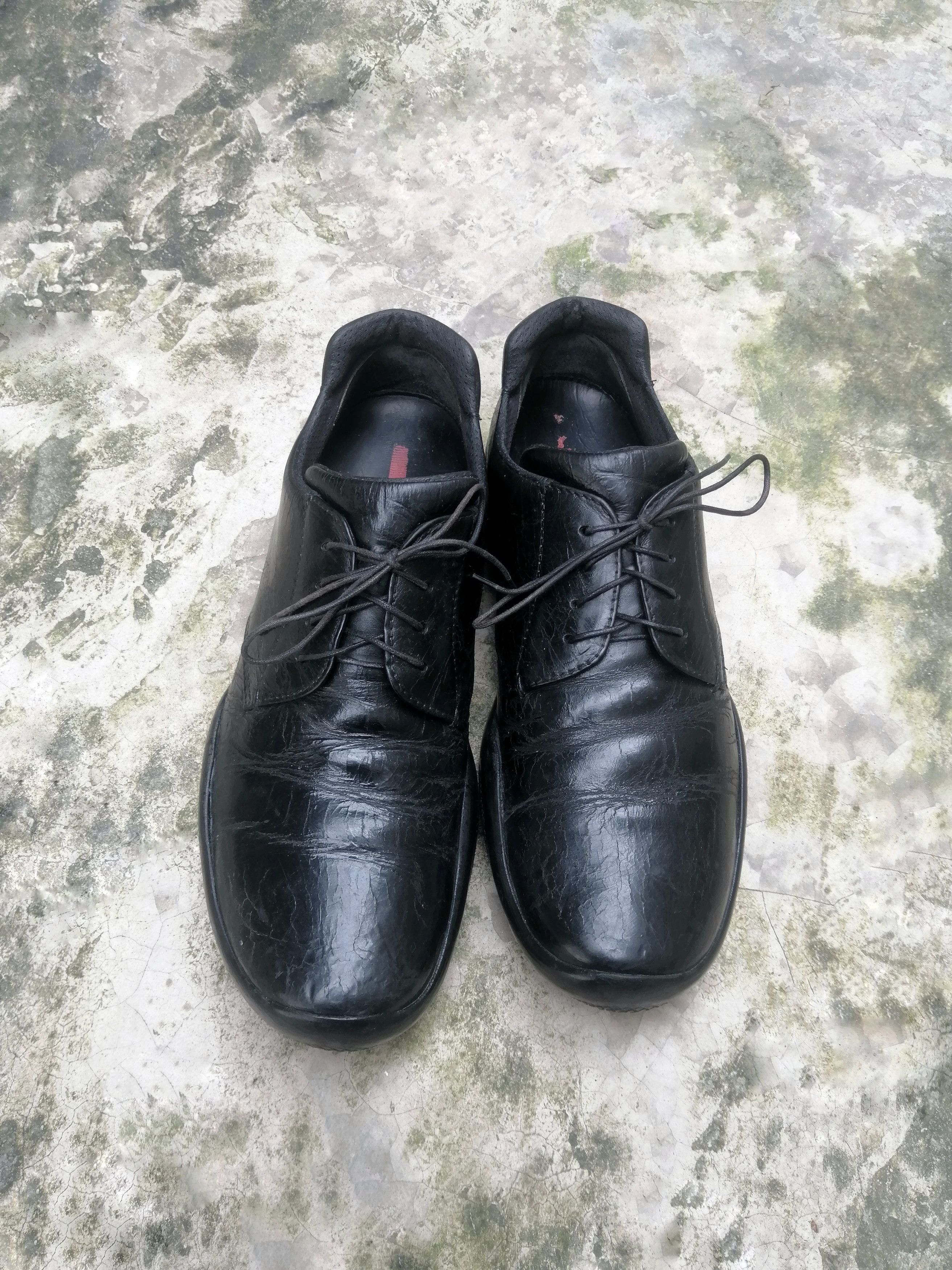 Prada Prada Black Leather Derby Sneakers US 8.5 Made in Italy Size US 8.5 / EU 41-42 - 7 Thumbnail
