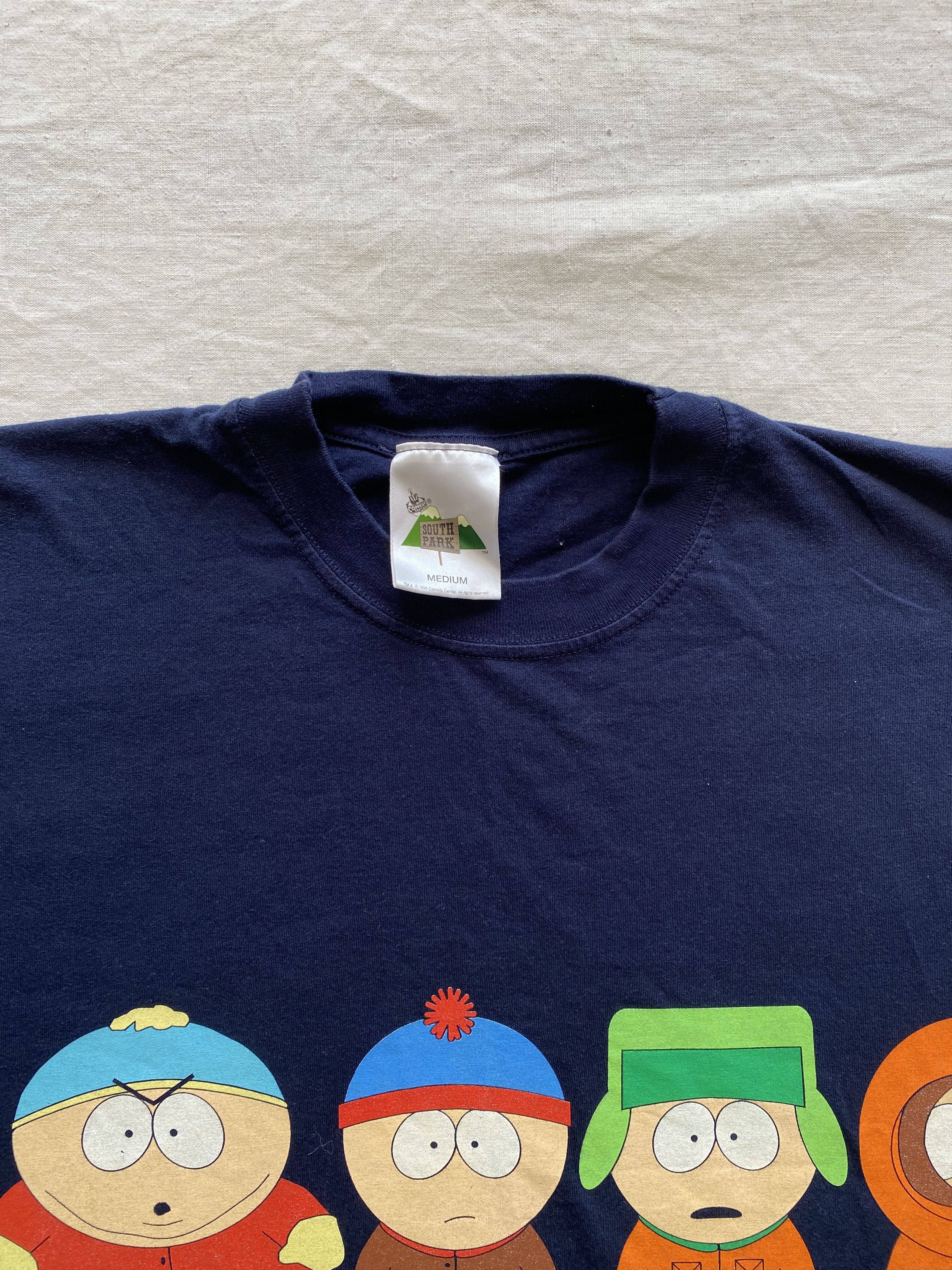 Cartoon Network South Park Vintage 1998 Navy Blue Cartoon Movie Tee Size US M / EU 48-50 / 2 - 6 Thumbnail
