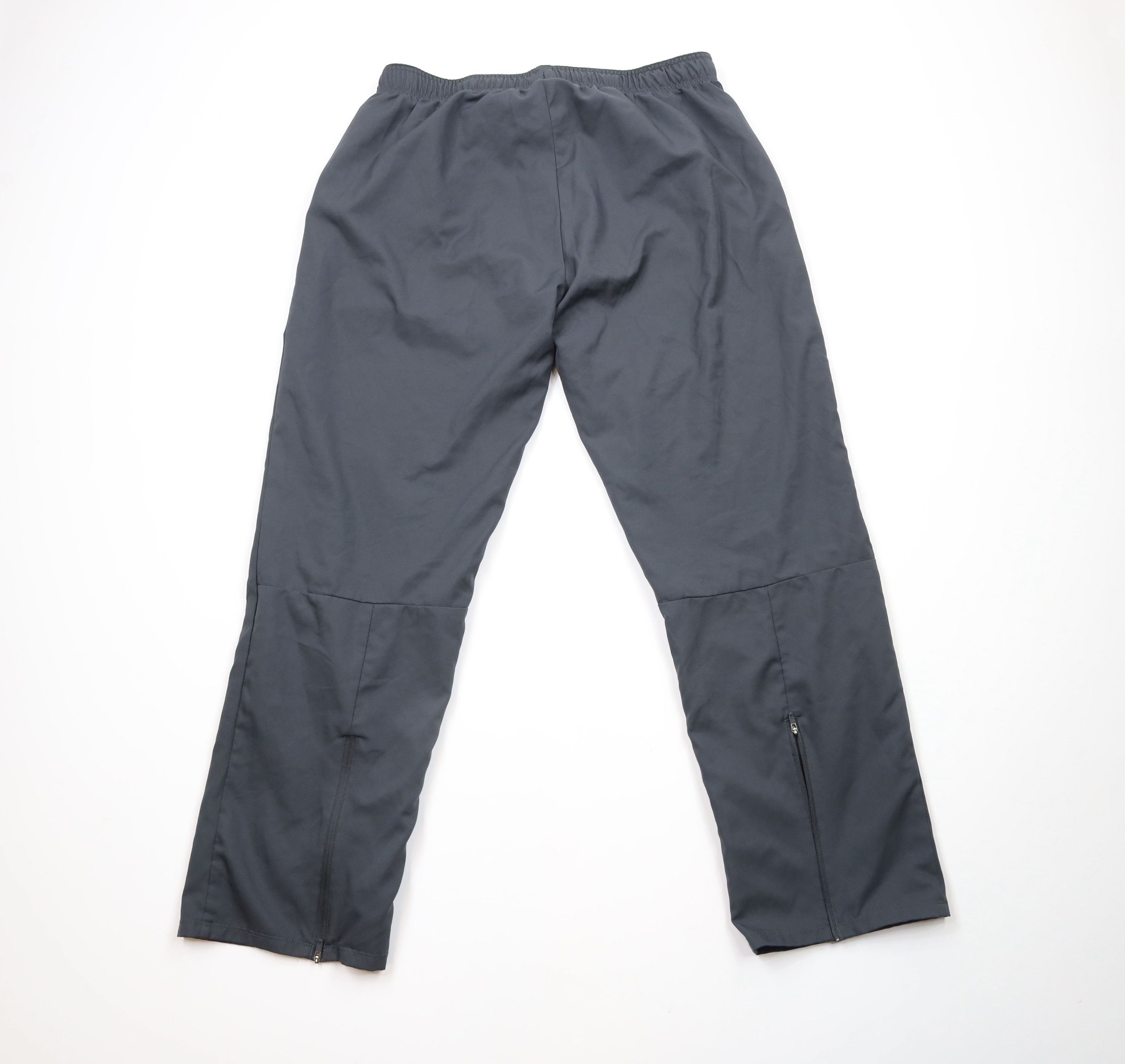 Nike × Vintage Vintage Nike Scott Mini Swoosh Lined Zip Cuff Wide Leg Pants Size US 36 / EU 52 - 8 Thumbnail