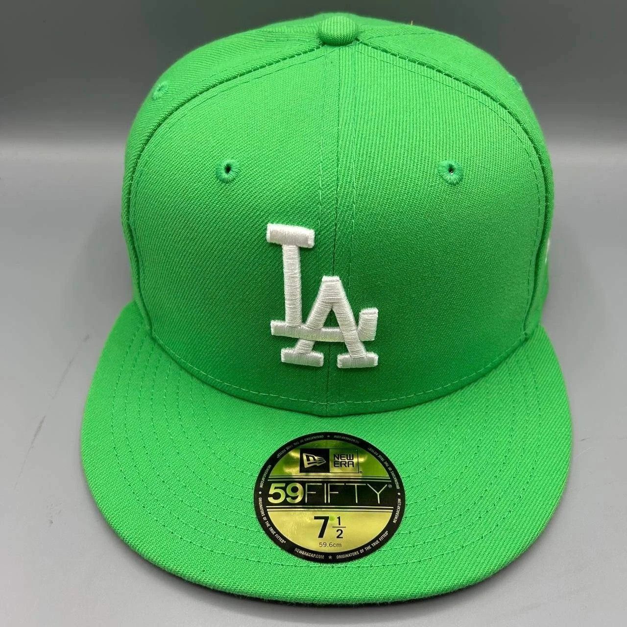 New Era 🌲🧊 7 1/4 HAT CLUB Exclusive Green Icy LA Dodgers Fitted