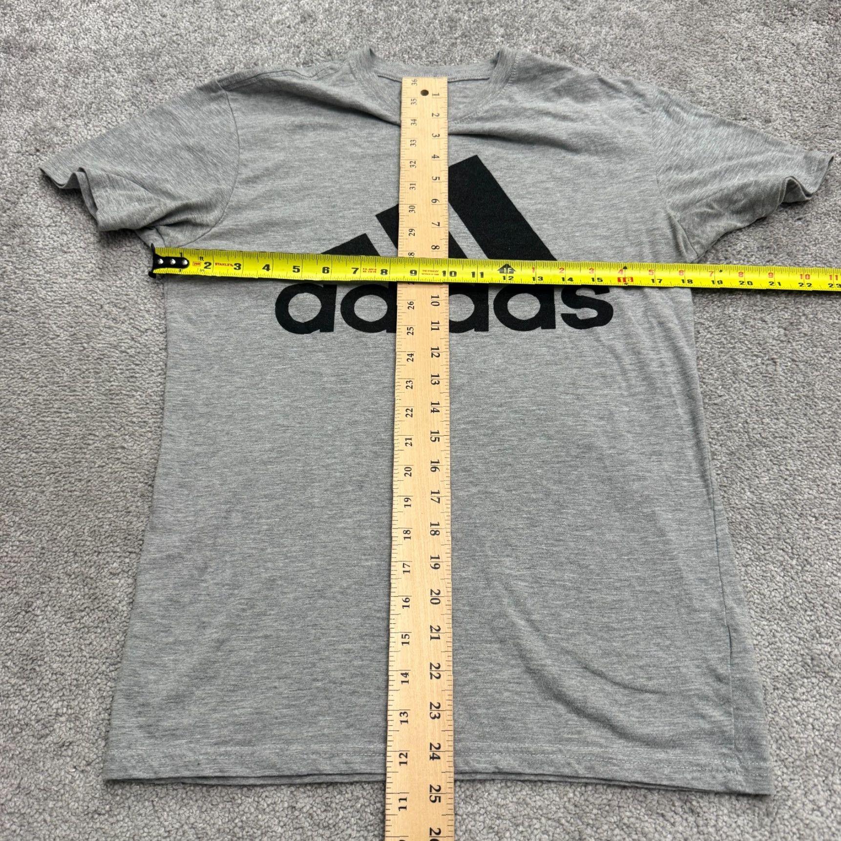 Adidas Adidas Golf T-Shirt Mens Small Gray Activewear Casual Short Sleeve Crew Neck Performance Sport Size US S / EU 44-46 / 1 - 7 Thumbnail