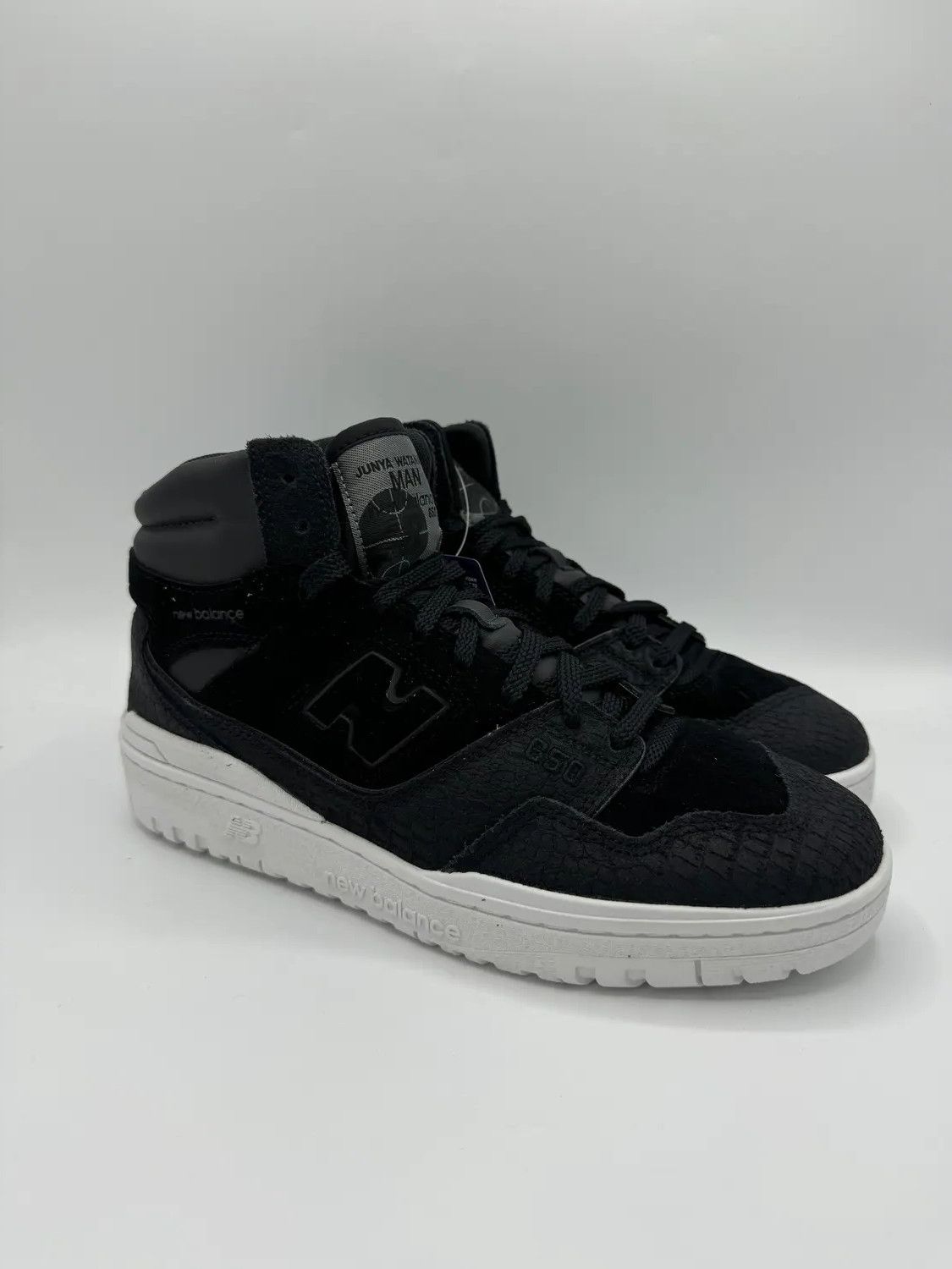 image of Comme Des Garcons x Junya Watanabe New Balance 650R Black White Shoes, Men's (Size 9)