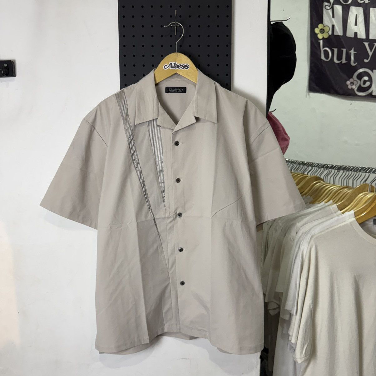 Tornado Mart TORNADO MART line shoulder pattern short shirt Size US L / EU 52-54 / 3 - 1 Thumbnail