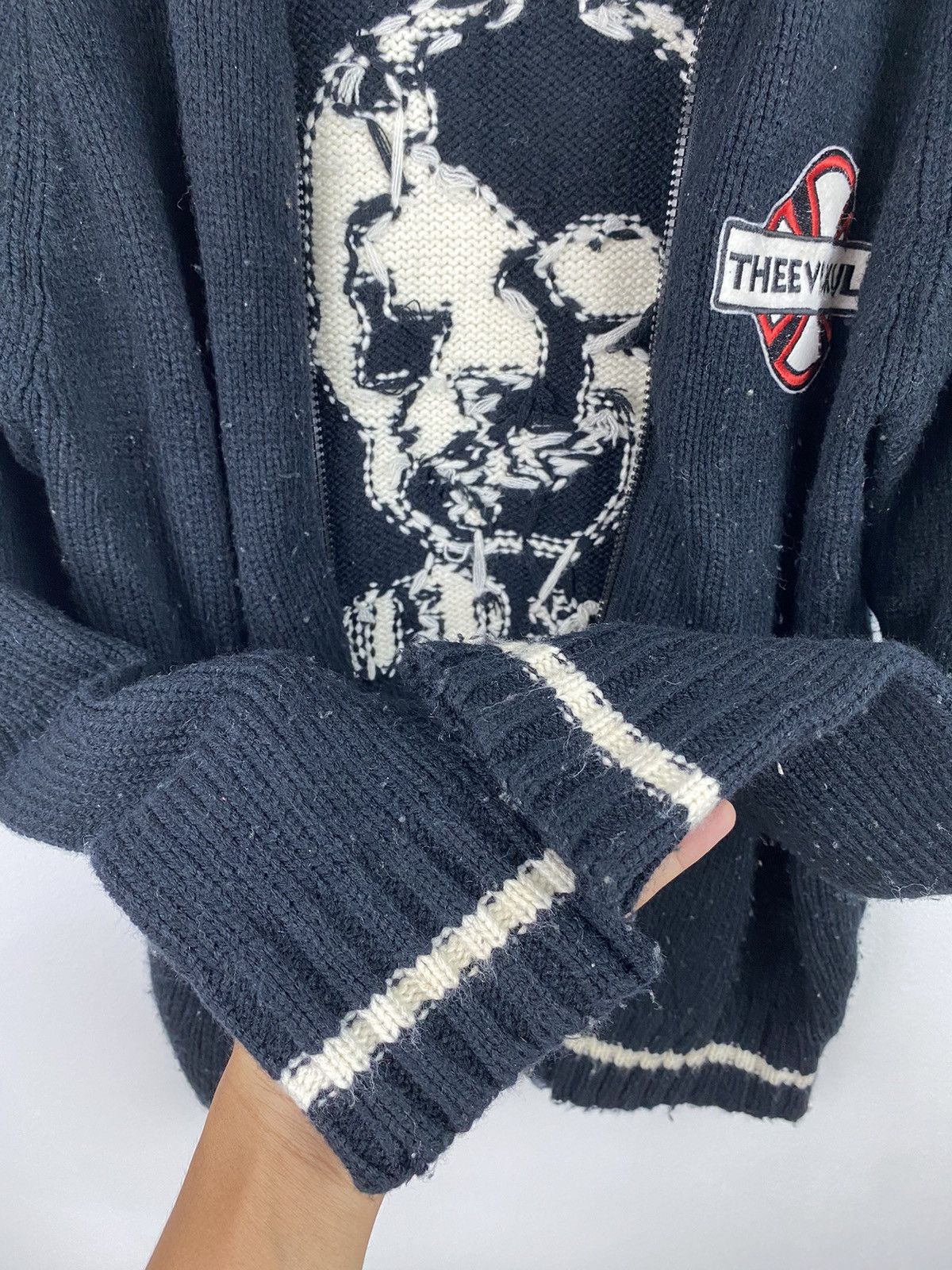 If Six Was Nine The Evil Skull Knitwear Size US M / EU 48-50 / 2 - 8 Thumbnail