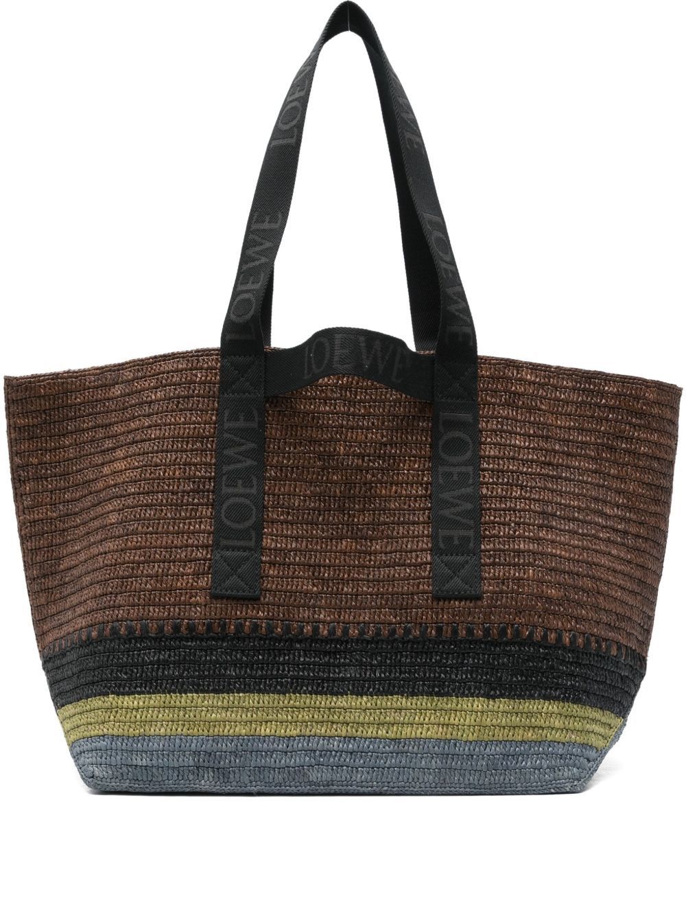 Loewe FOLD RAFIA TOTE BAG Size ONE SIZE - 1 Thumbnail