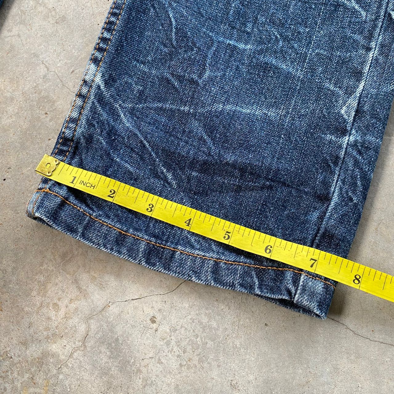 If Six Was Nine 💥Best Offer💥Vintage Nylaus Double Waist Distressed Denim Size US 32 / EU 48 - 7 Thumbnail