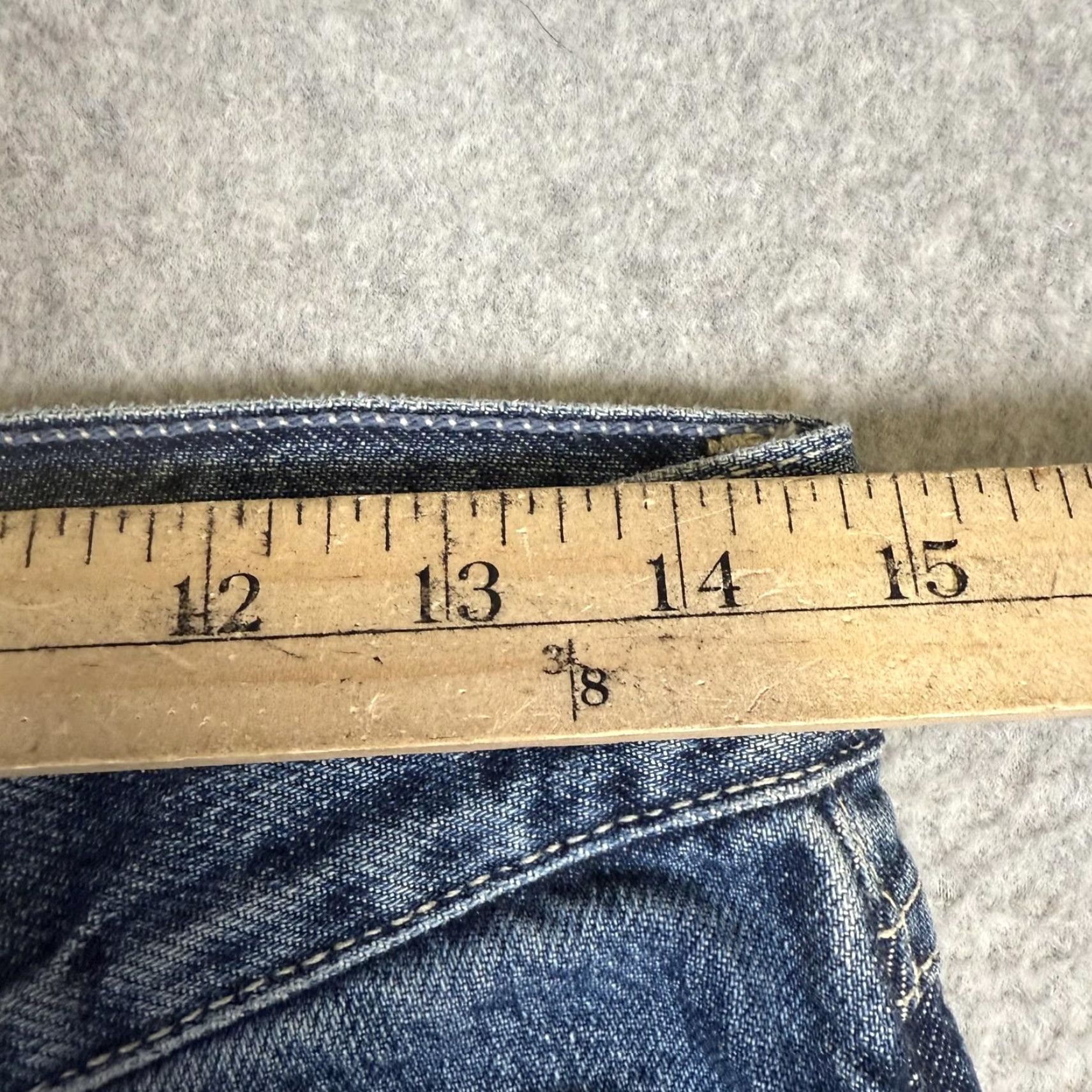 Lucky Brand VINTAGE Lucky Brand Jeans Dungarees Women 10/30 Peanut Pant Long Length Blue NOS Women 10/30 Regular Size Pants Jeans Mens/Girls? Size 32" / US 10 / IT 46 - 6 Thumbnail