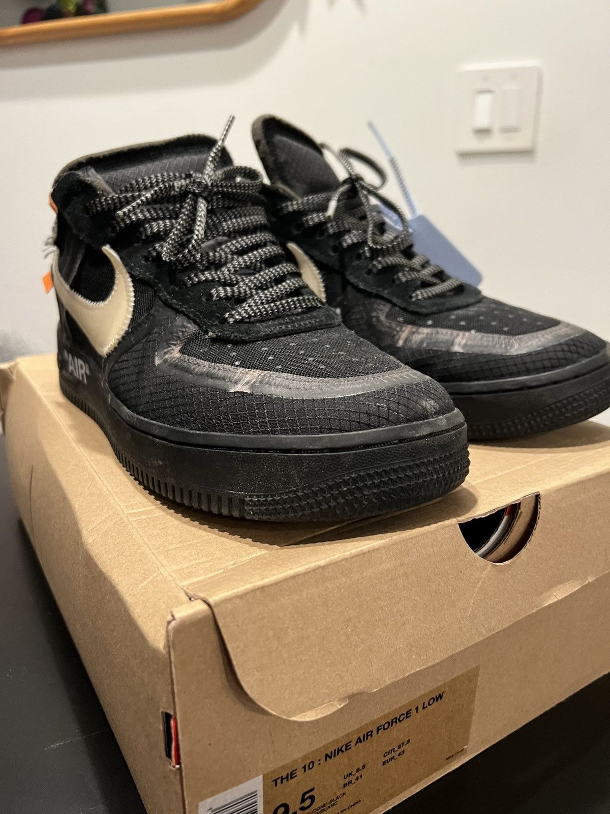 Nike × Off-White Holy Grailed Off White Nike Air Forces Size US 9.5 / EU 42-43 - 6 Thumbnail