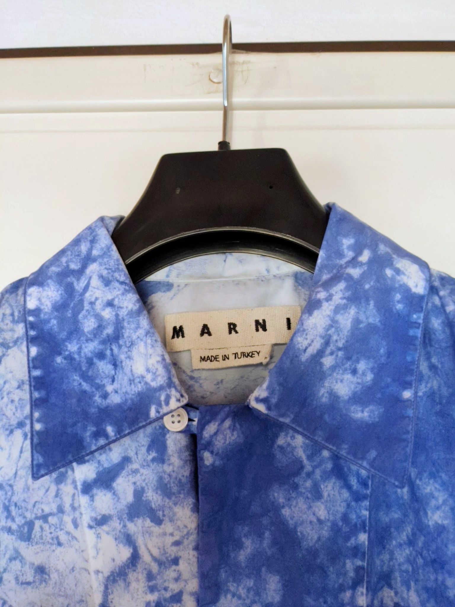 Marni Tie Dye Bowling Shirt Size US M / EU 48-50 / 2 - 2 Thumbnail