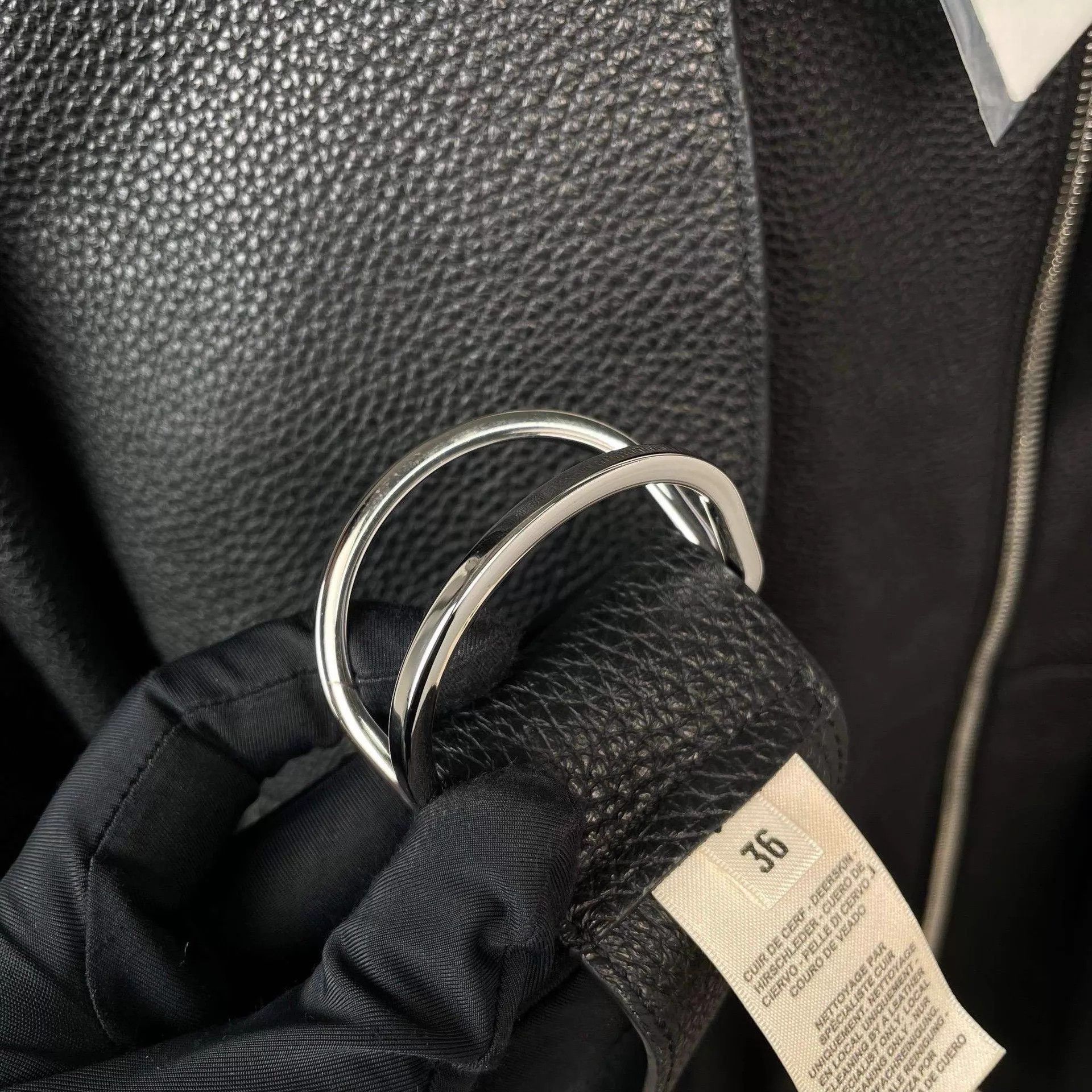 Hermes Hermes Deerskin Jacket 36 Black Size XS / US 0-2 / IT 36-38 - 8 Thumbnail