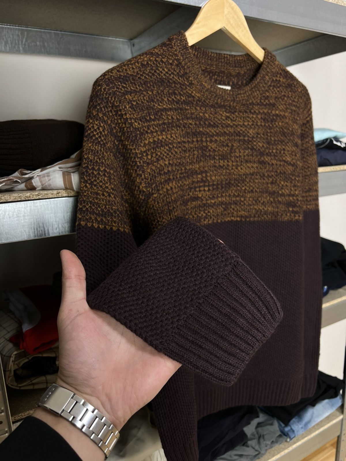 Other Men’s Folk Knitted Sweater Size 3 Jumper Wool Sweatshirt Size US M / EU 48-50 / 2 - 2 Thumbnail