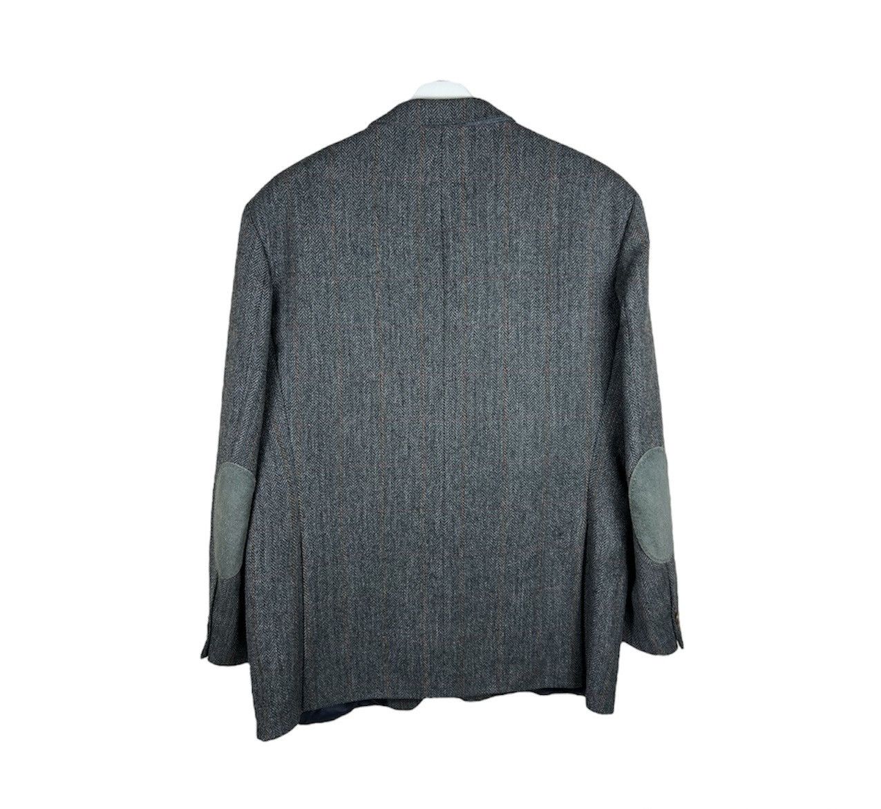 SCABAL Vintage 80s Scabal wool herringbone blazer jacket tweed Size US L / EU 52-54 / 3 - 2 Thumbnail