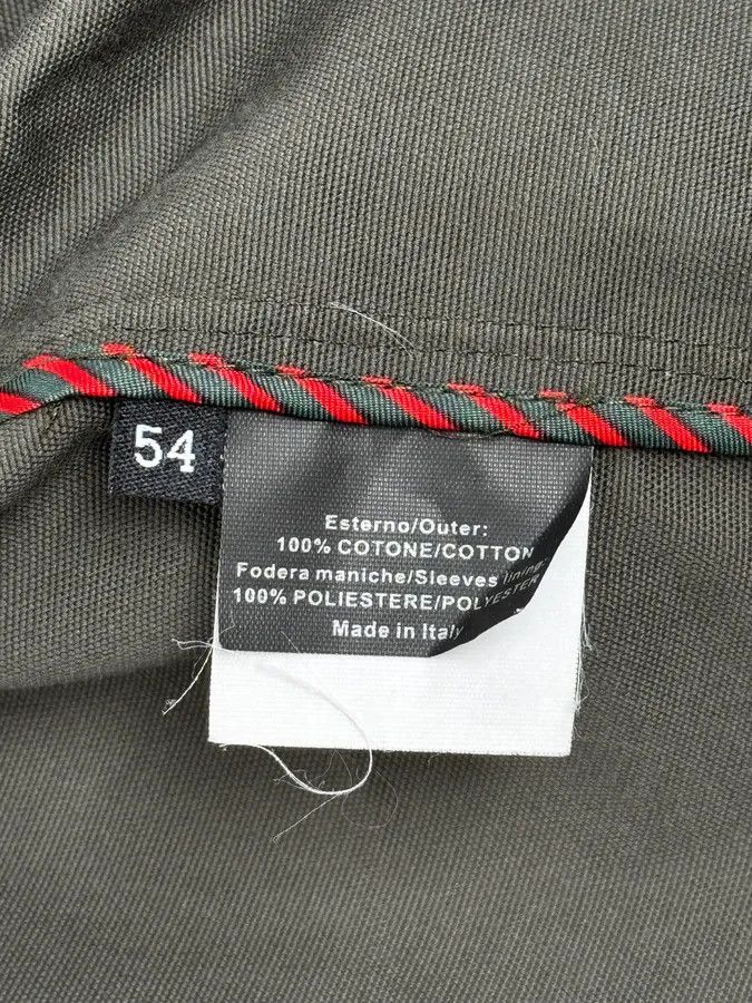Gucci 2000s Gucci Olive Green Buttoned Military Jacket Size US L / EU 52-54 / 3 - 10 Thumbnail