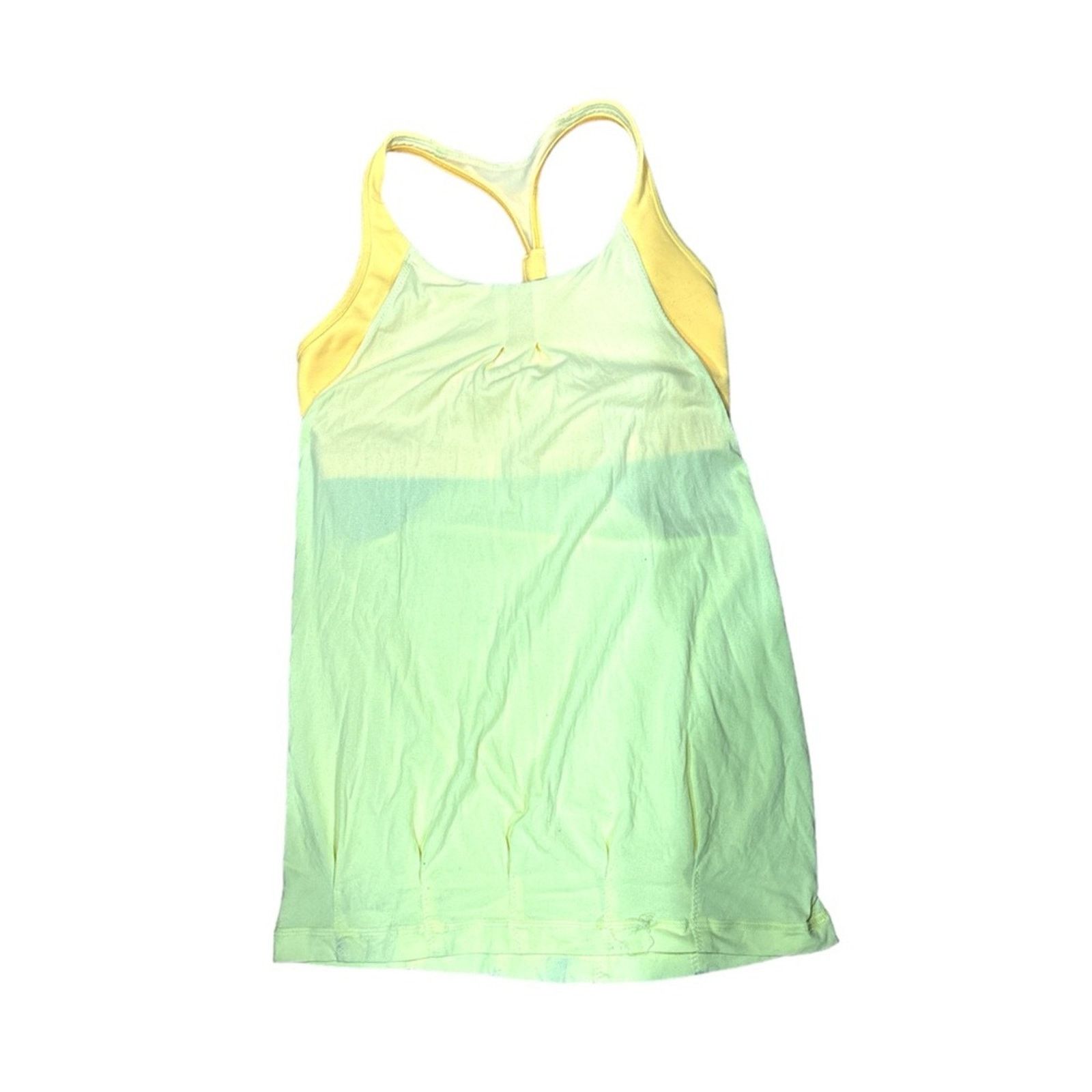 Lululemon LULULEMON Women's Practice Freely Tank Mellow Lemon Sz 8 Size M / US 6-8 / IT 42-44 - 3 Thumbnail