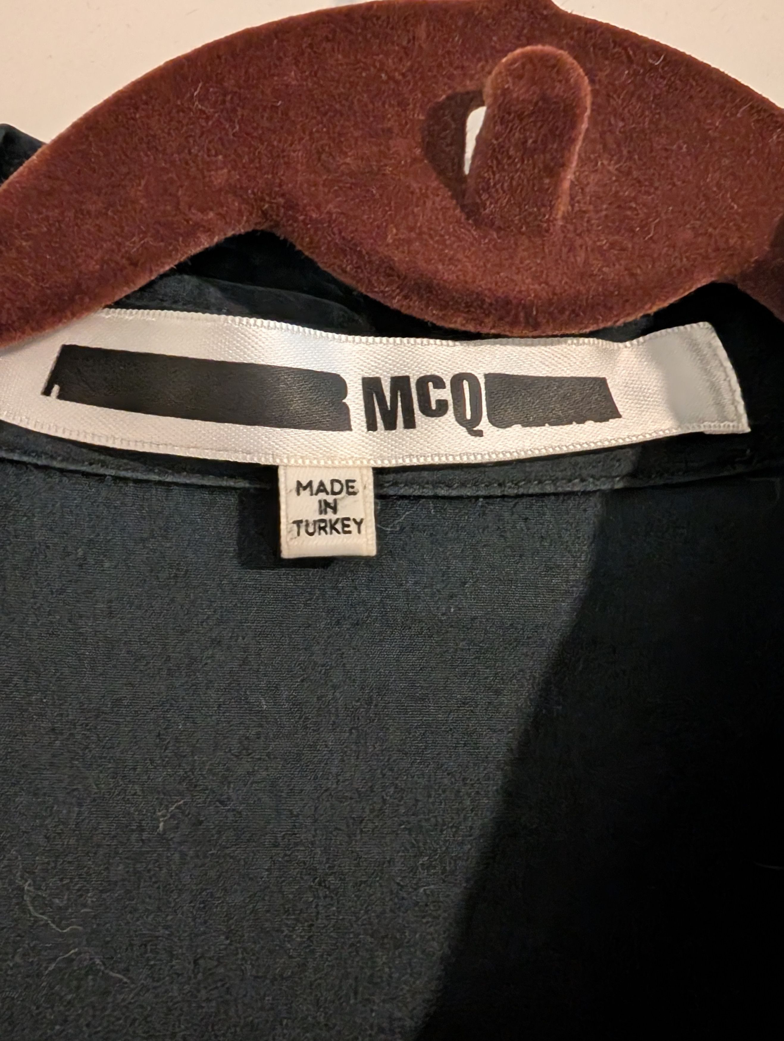 Alexander McQueen McQ Alexander McQueen Embroidered Cotton-Poplin Shirt Size US M / EU 48-50 / 2 - 4 Thumbnail