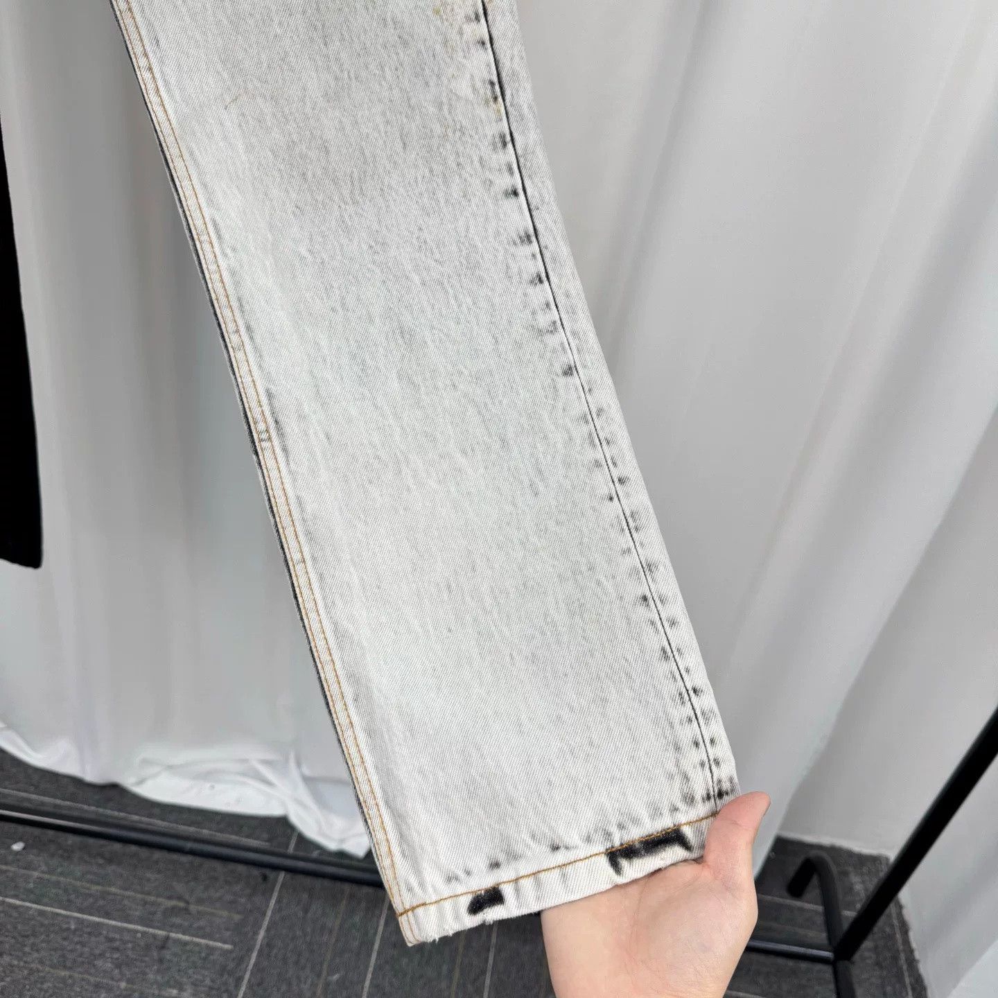 Alexander Wang Alexander Wang Colorblock Denim Pants Size US 32 / EU 48 - 4 Thumbnail