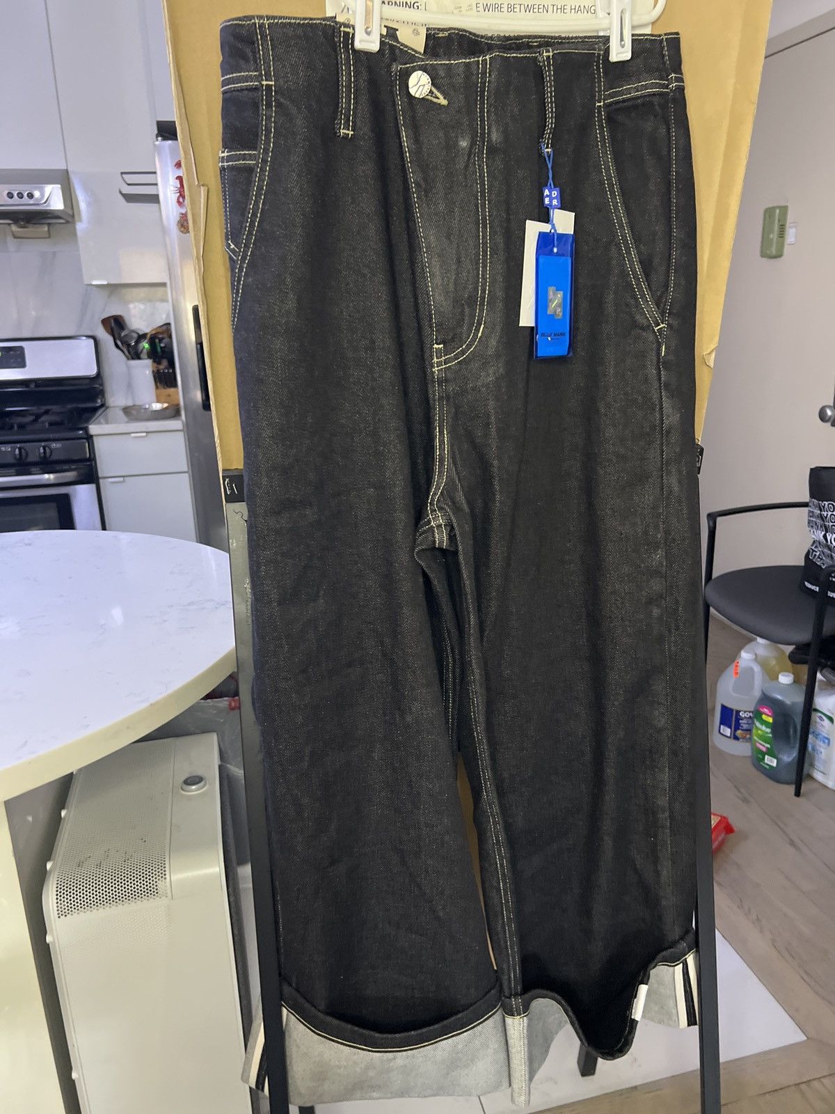 Ader Error AderError Blue Ulsen Denim Jeans Sz 32 | Grailed
