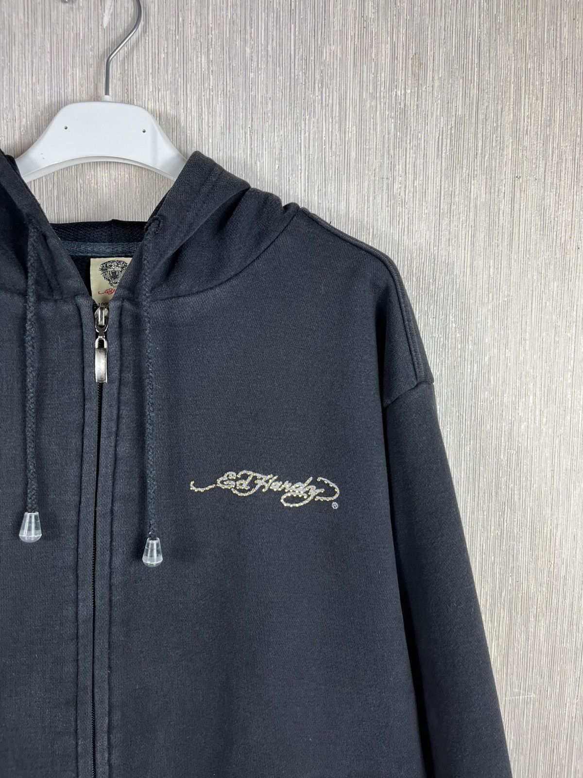 Ed Hardy × Vintage Vintage Ed Hardy by Christian Audigier y2k zip hoodie heart Size US M / EU 48-50 / 2 - 3 Thumbnail