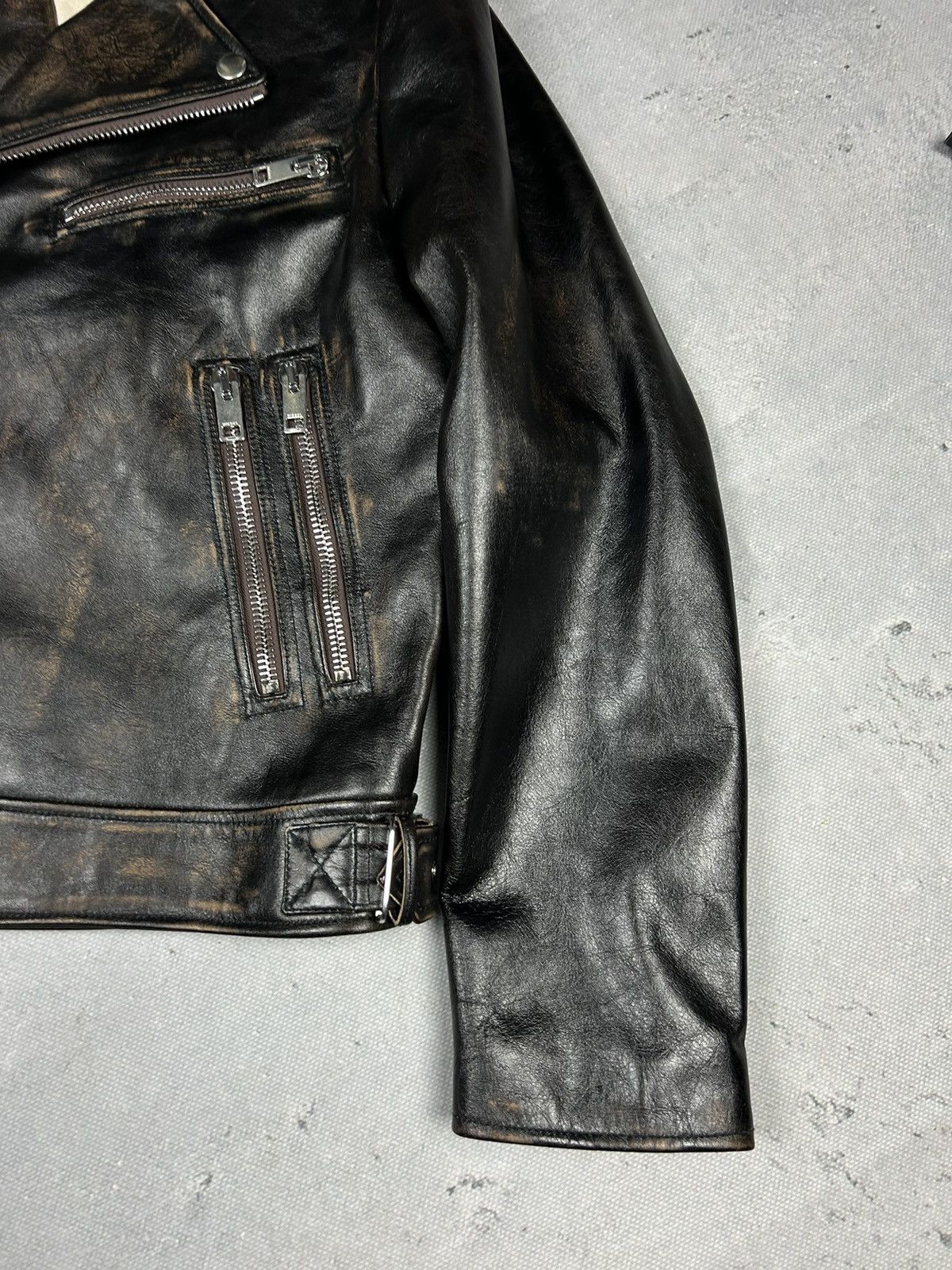 Diesel Diesel L-GARRETT Leather Jacket Size US M / EU 48-50 / 2 - 2 Thumbnail